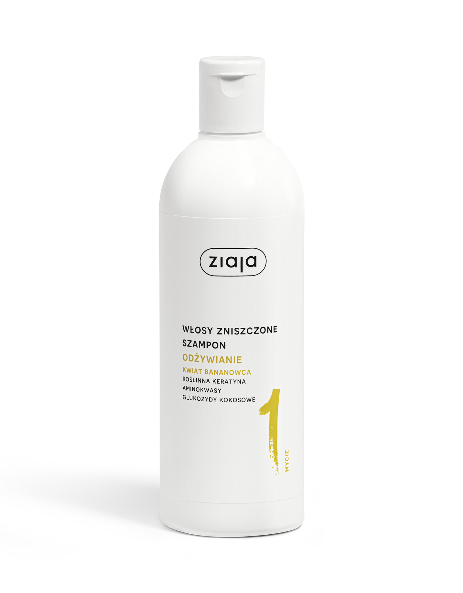 Ziaja Szampon Odżywianie Kwiat Bananowca 400Ml
