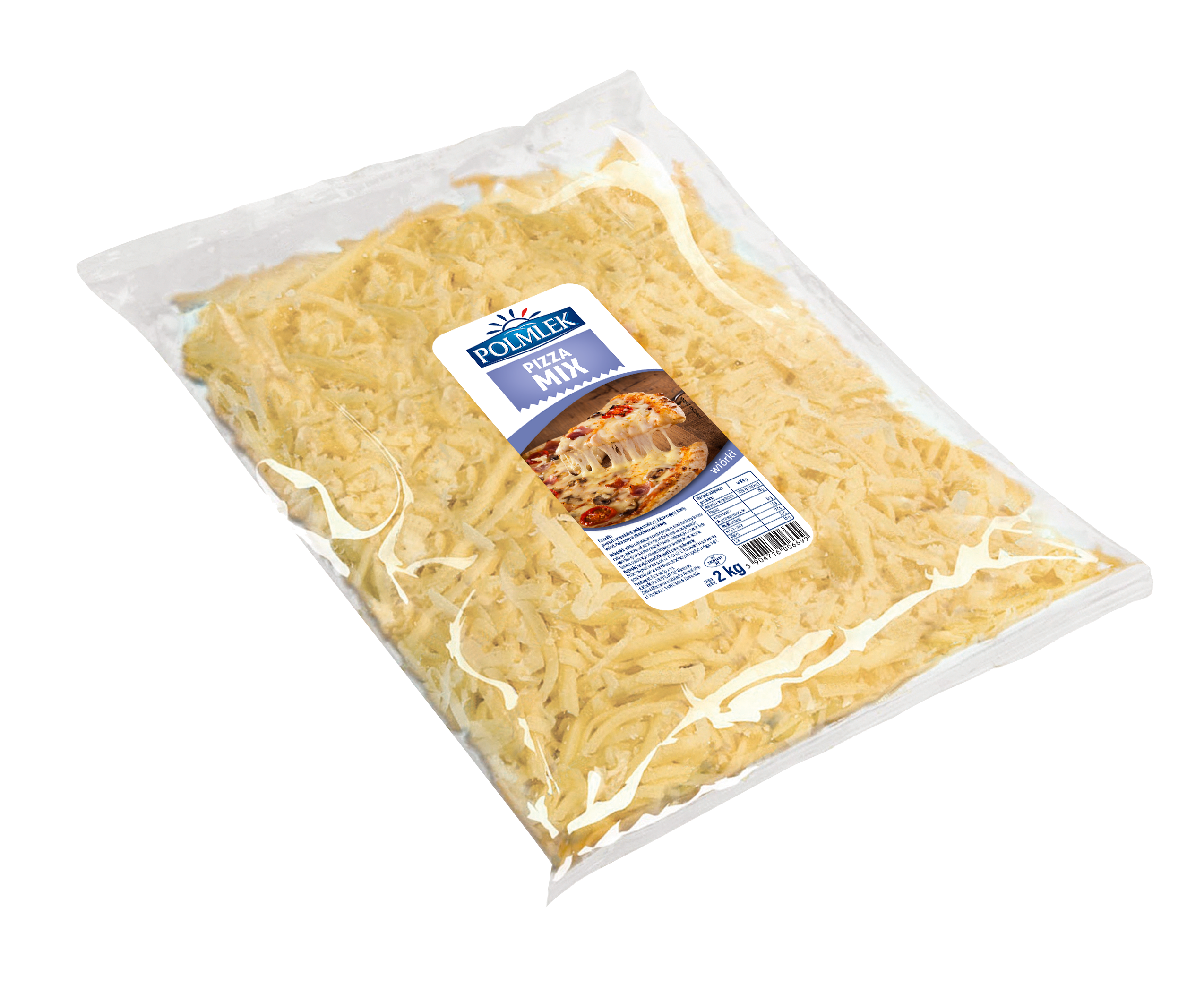 Polmlek Pizza Mix Produkt Seropodobny Wiórki 2 Kg