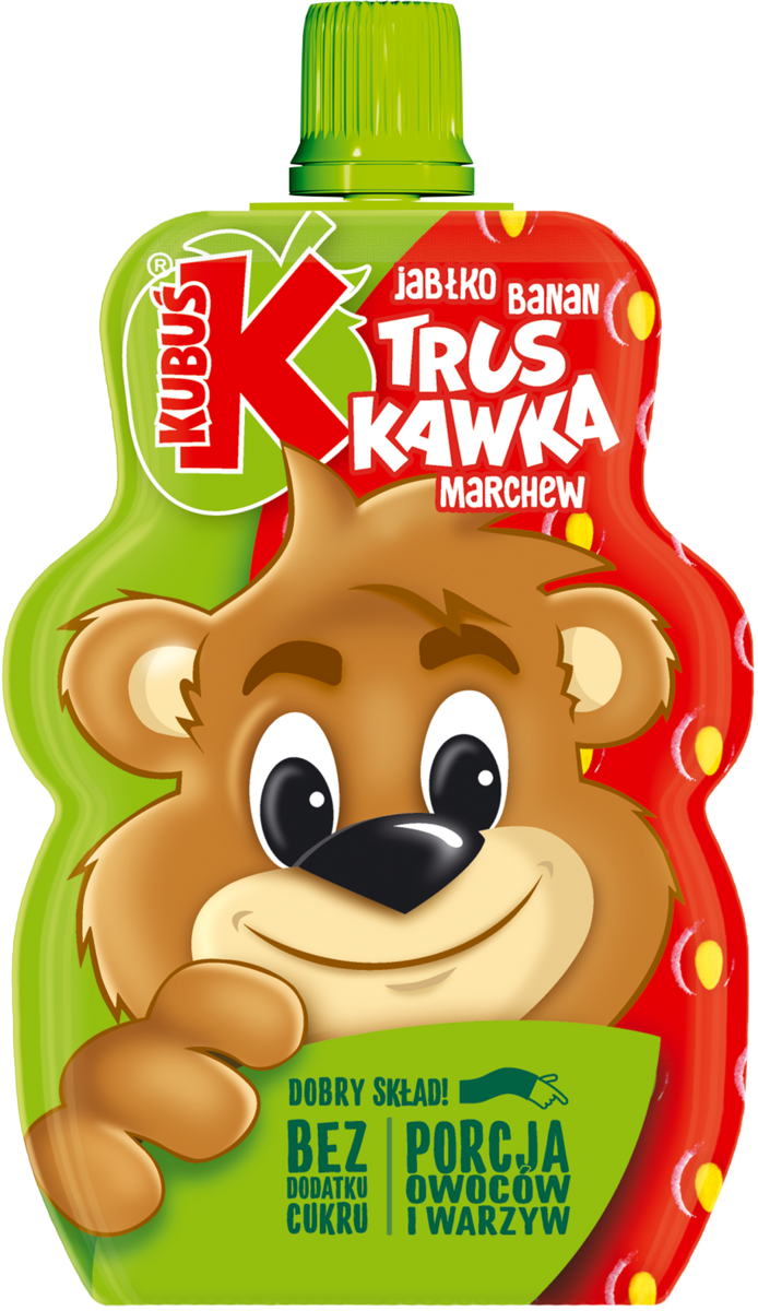 Kubuś Mus 100% Truskawka Jabłko Banan Marchew 100 G