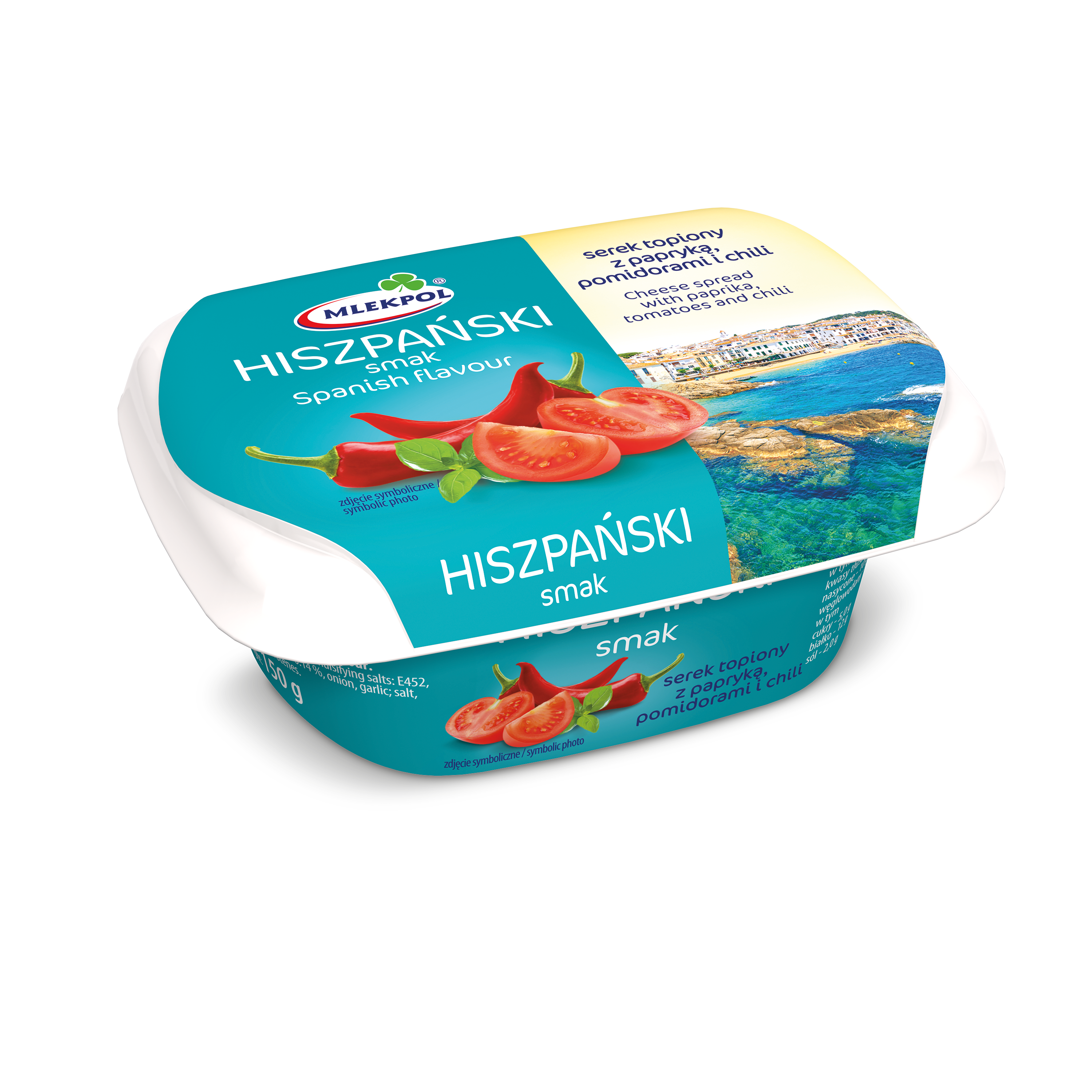Serek Topiony Z Papryką Pomidorami I Chili Hiszpański Smak Sm Mlekpol 150G