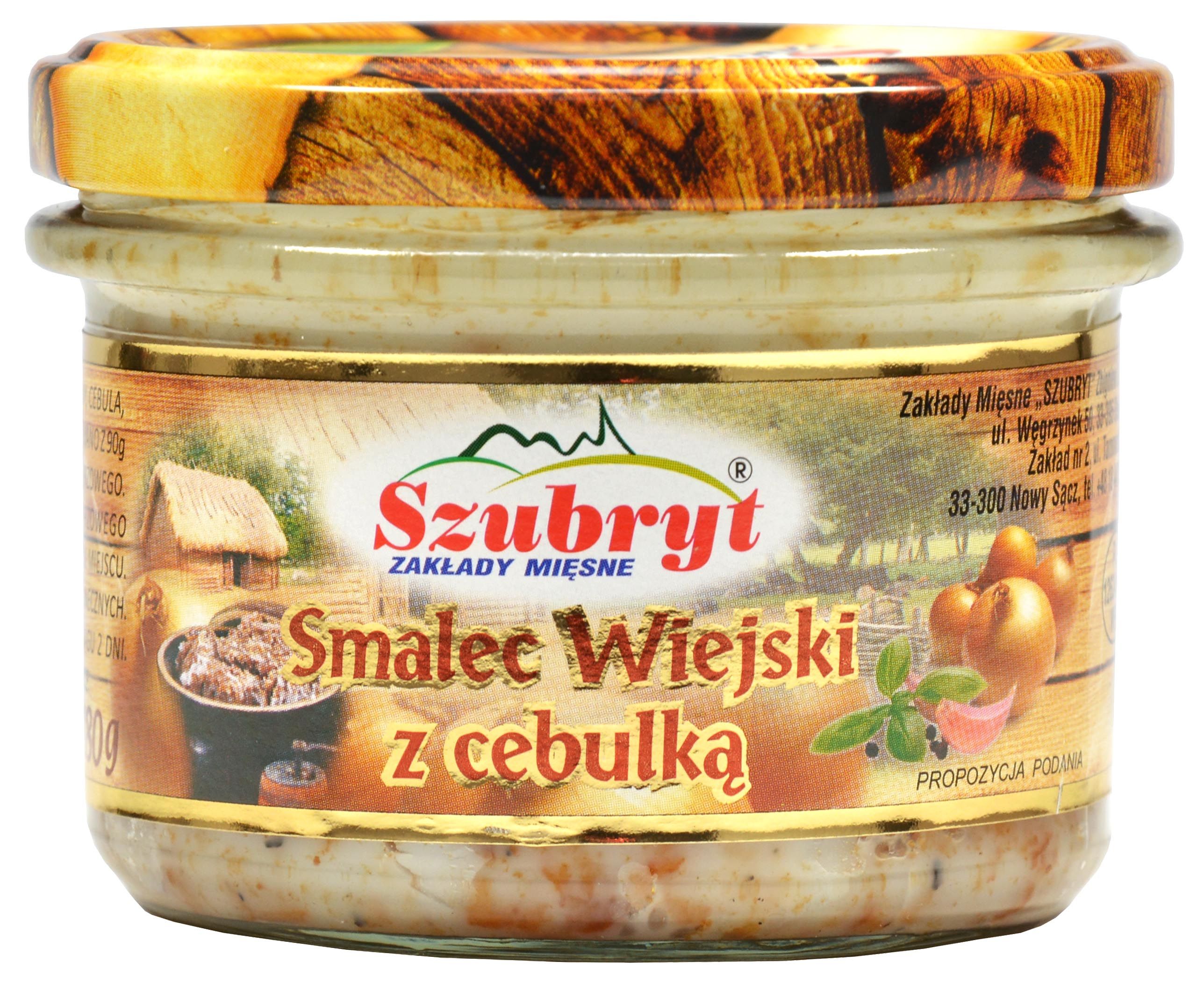 Smalec Wiejski Z Cebulką Szybryt 180G