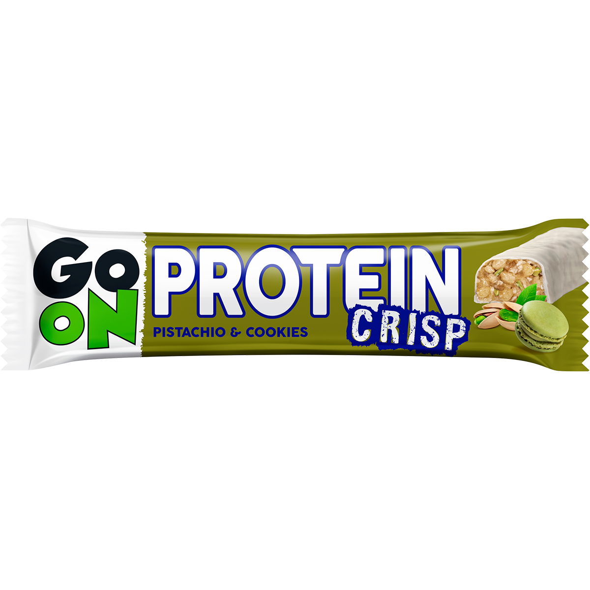 Go On Baton Proteinowy Crisp Pistacja 45G