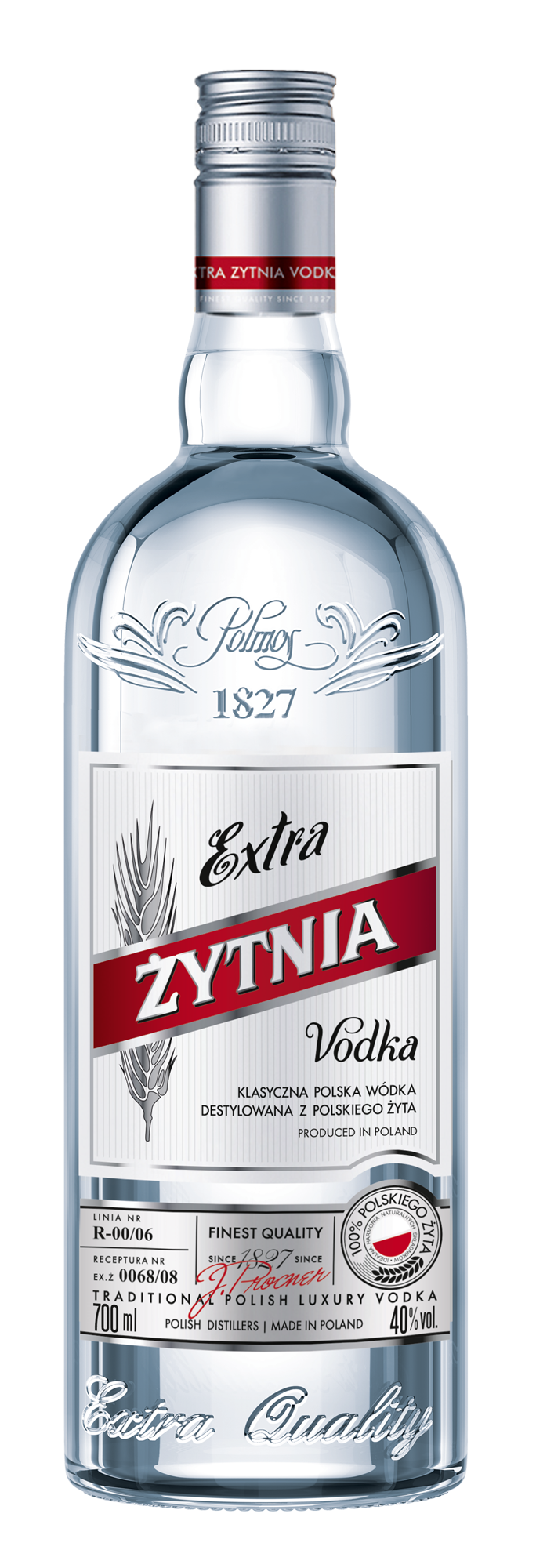 Wódka Extra Żytnia 40% 700Ml