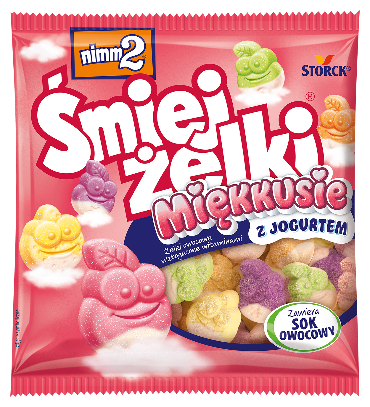 Nimm2 Śmiejżelki Miękkusie 90G