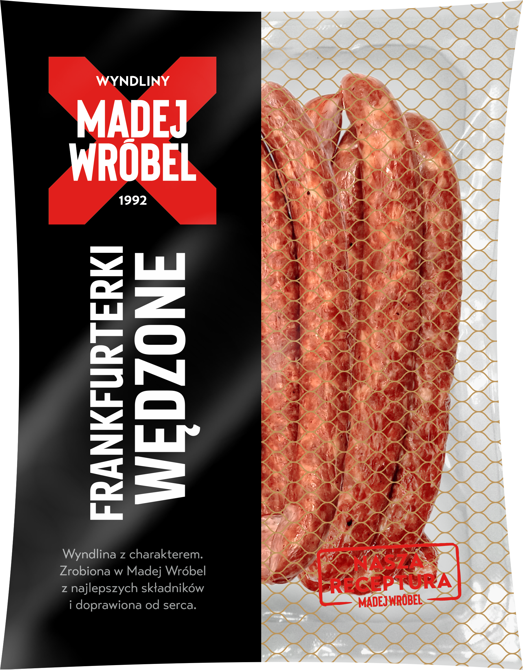 Frankfurterki Wędzone Ok. 0,6 Kg Madej Wróbel