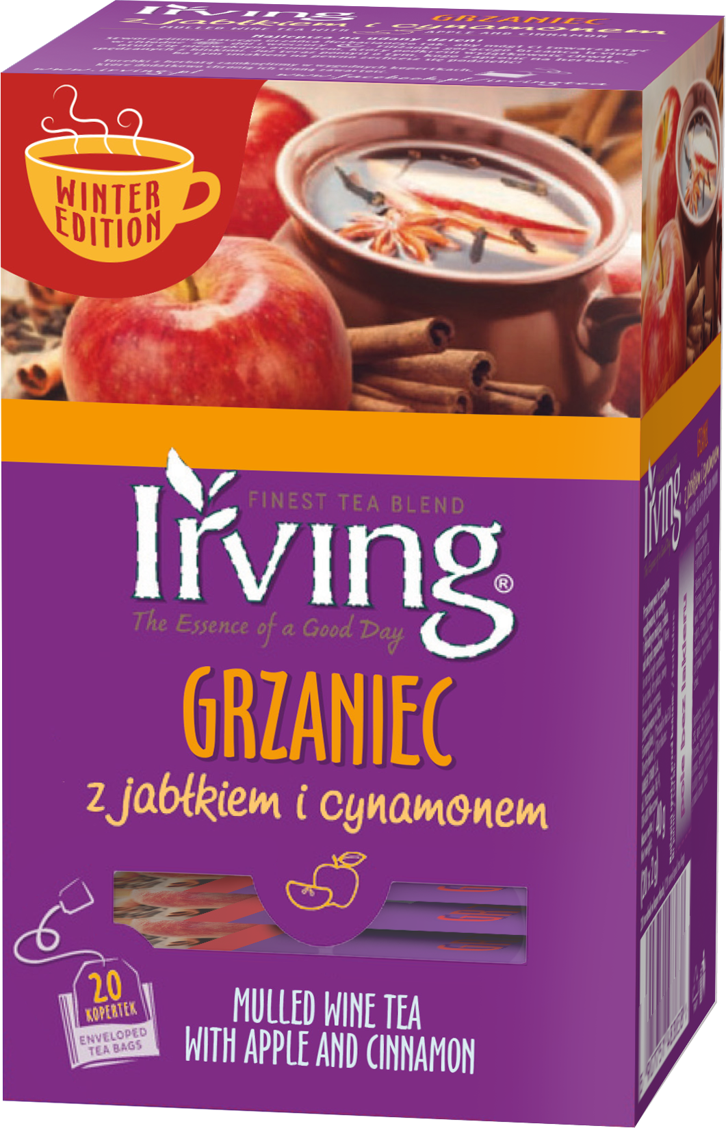 Irving Grzaniec Z Jabłkiem I Cynamonem 20 Kopertek
