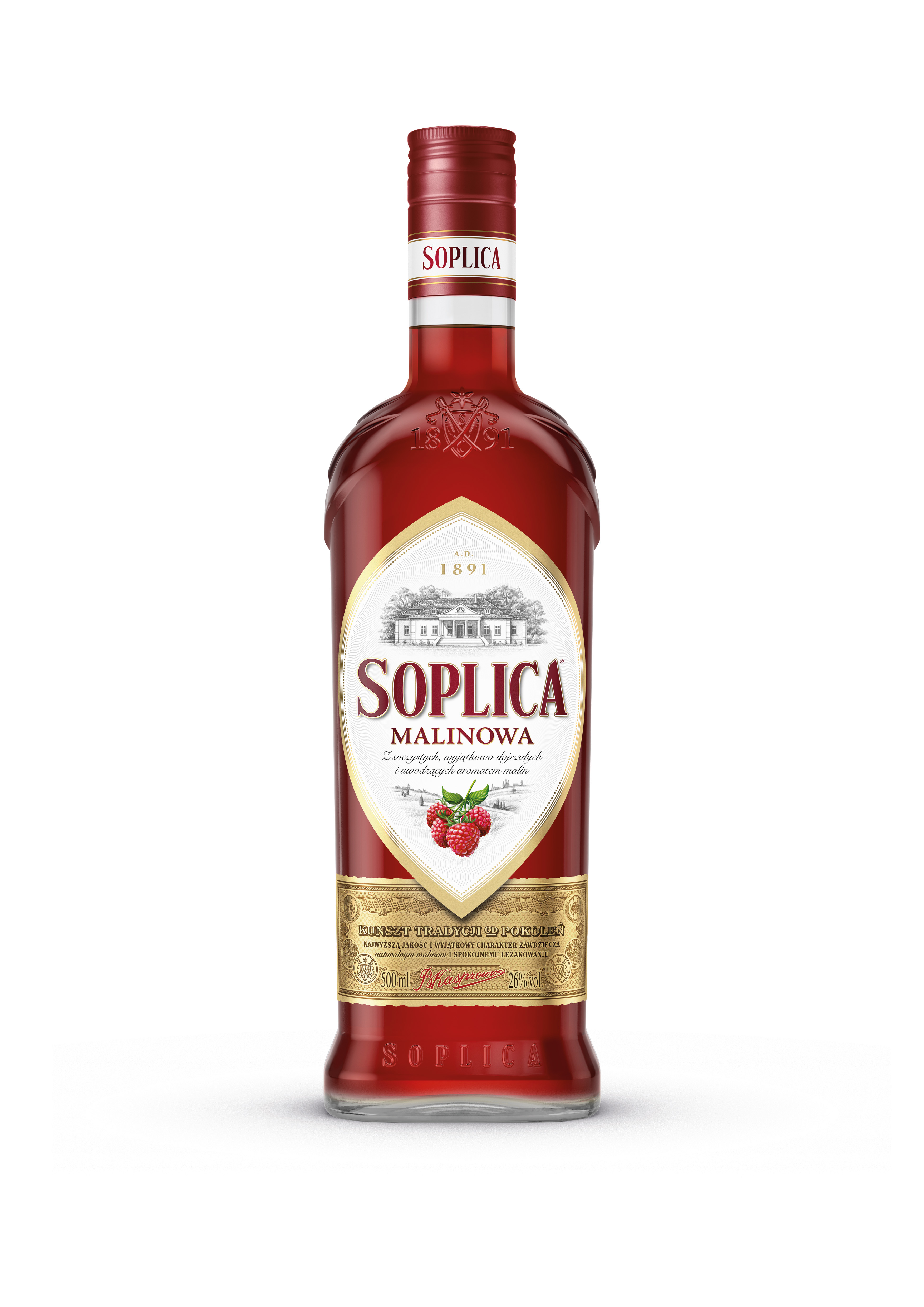 Likier Soplica Malinowa 26 % 500 Ml
