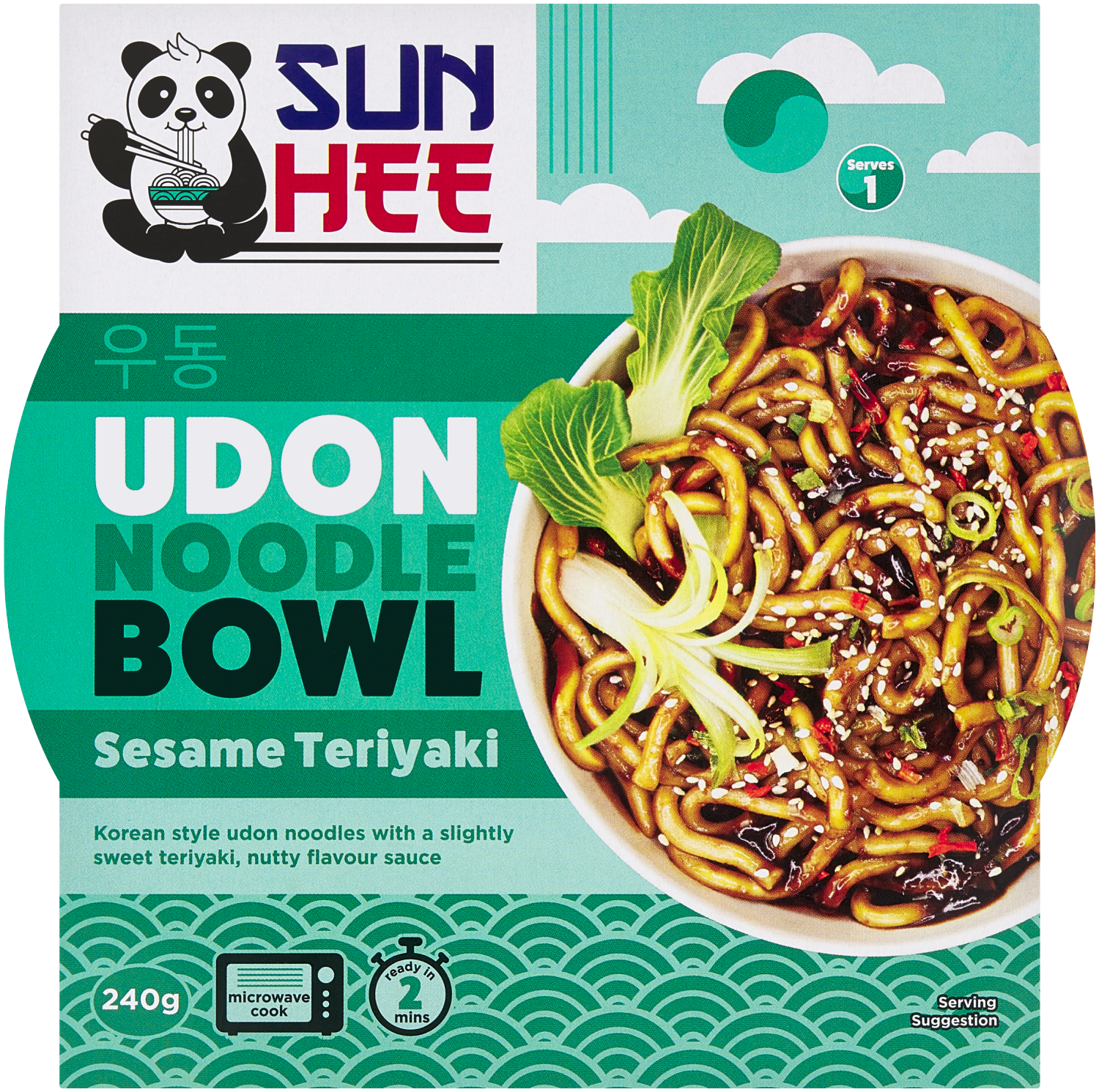 Sun Hee Danie Gotowe Udon Bowl Sesame Teriyaki 240G