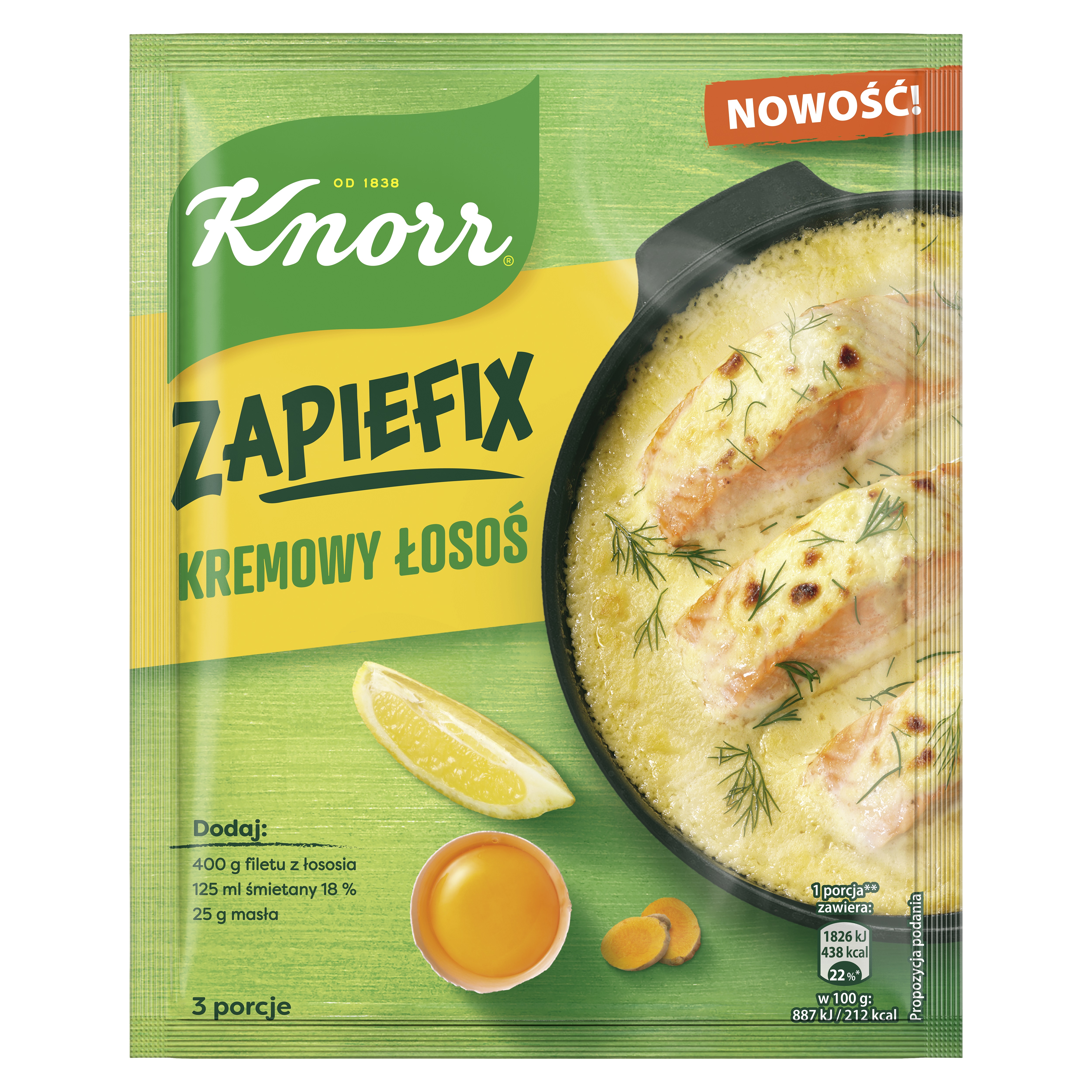 Knorr Zapiefix Łosoś W Kremowym Sosie 35G