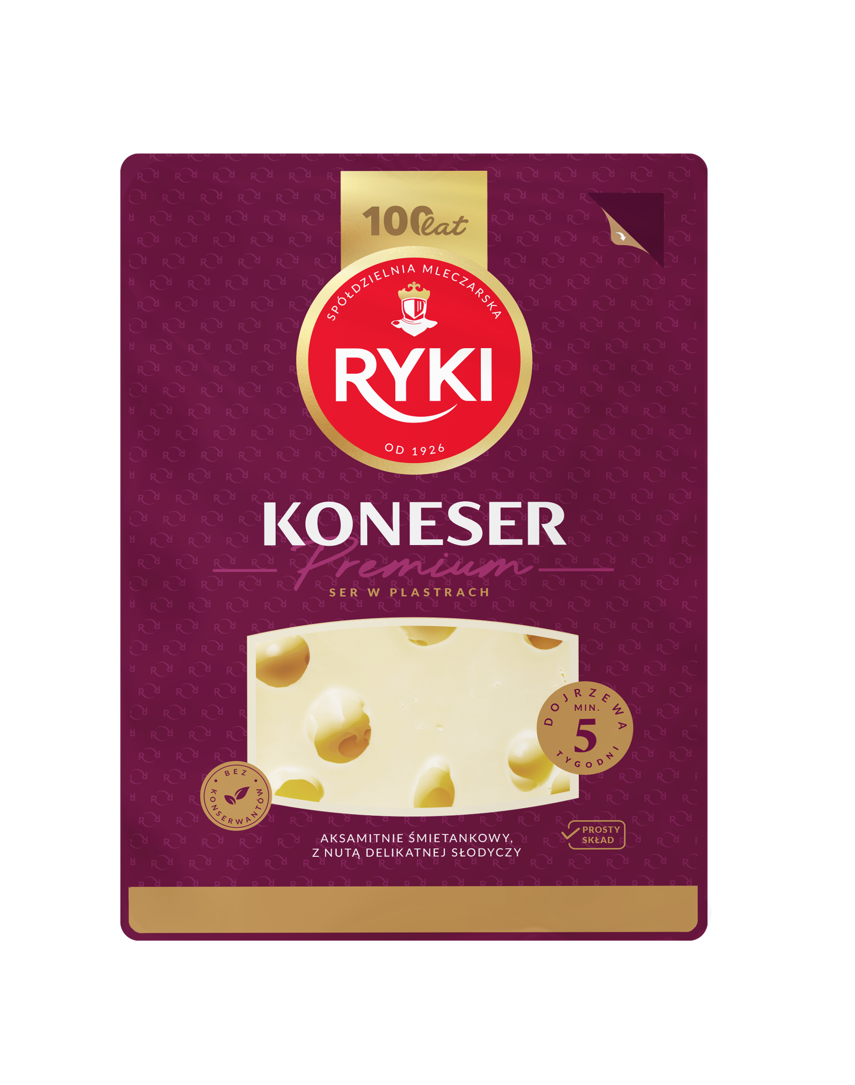 Ryki Koneser Premium Ser W Plastrach 135G