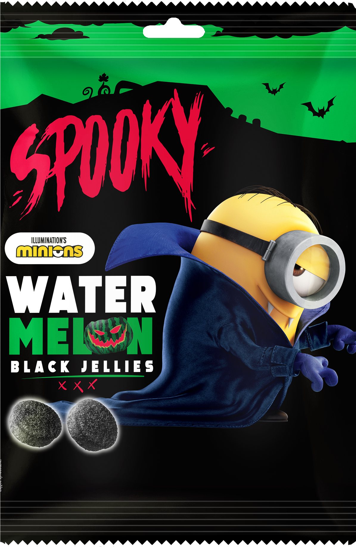 Pergalė Halloween Minions Watermelon 150G
