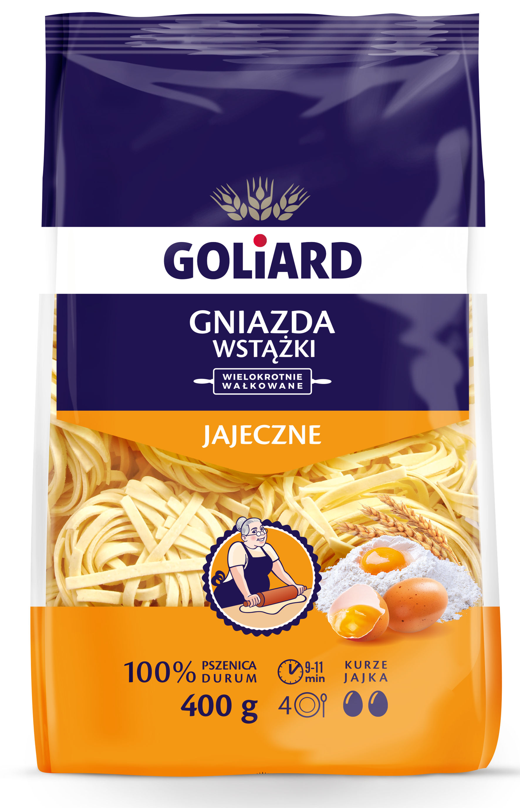 Makaron Gniazda Wstążki Goliard 400G