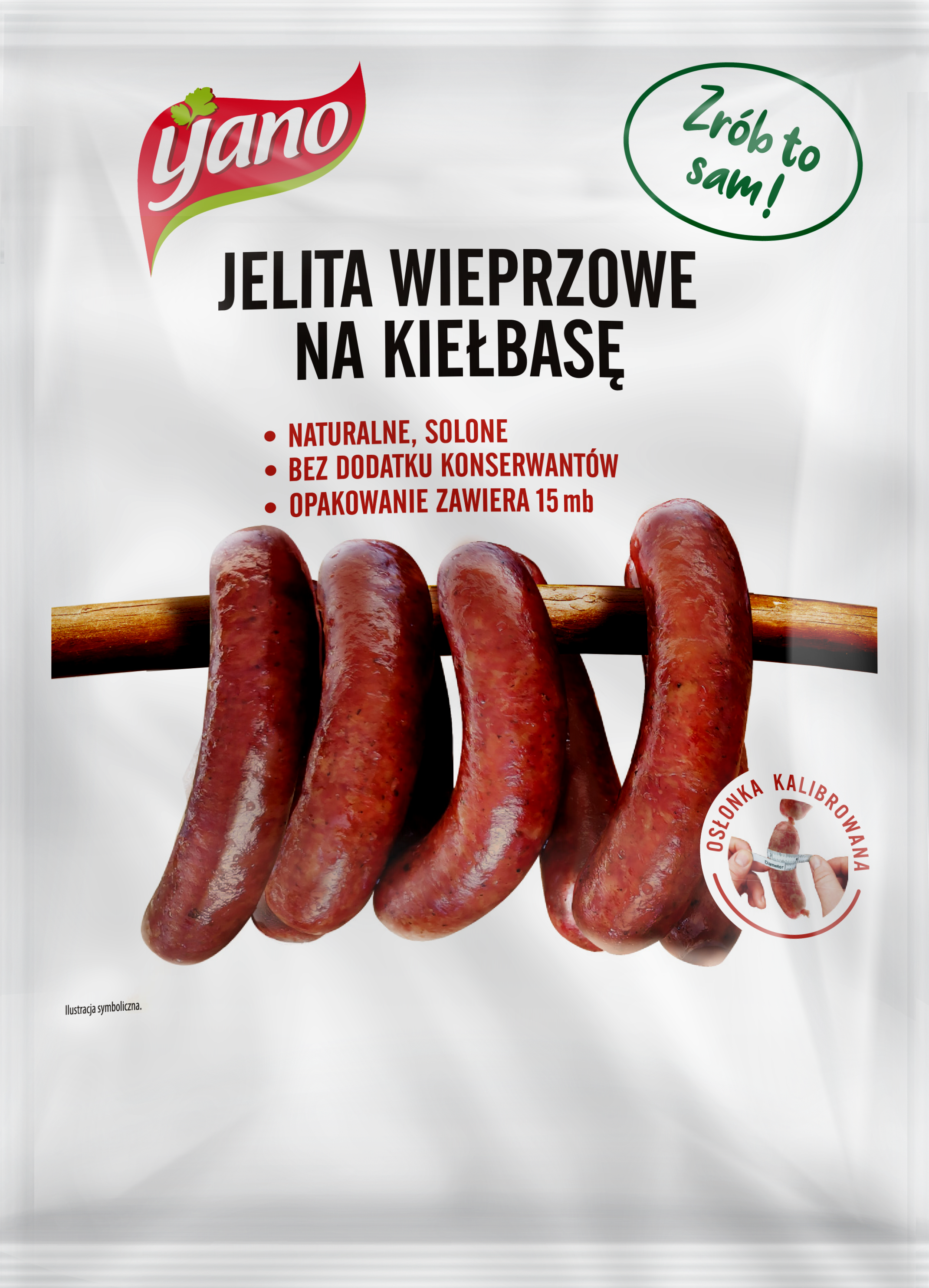 Jelito Wieprzowe Cienkie 28/32 Yano 15 M
