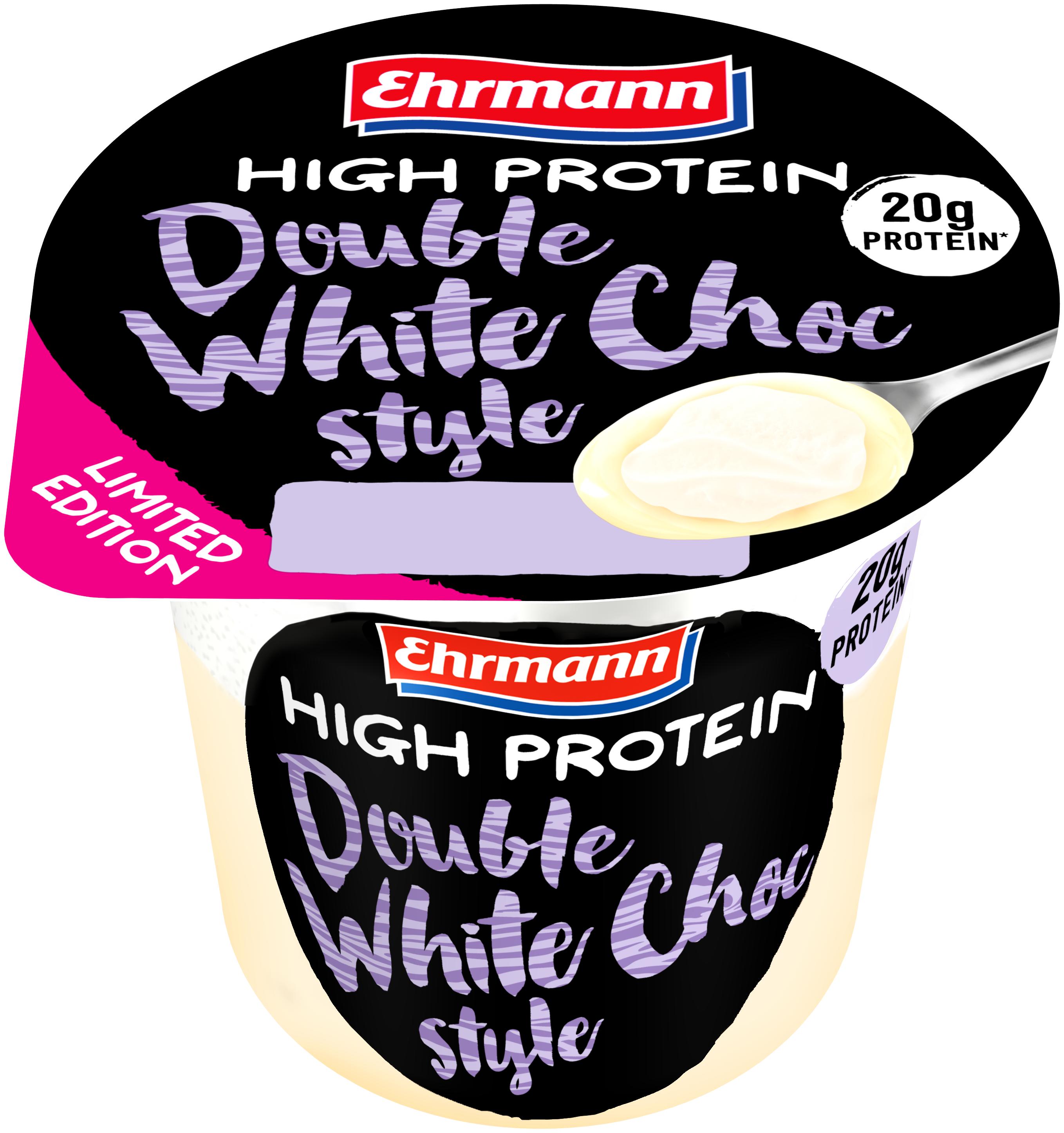 Ehrmann High Protein Pudding Biała Czekolada Z Bitą Śmietanką O Smaku Białej Czekolady200G