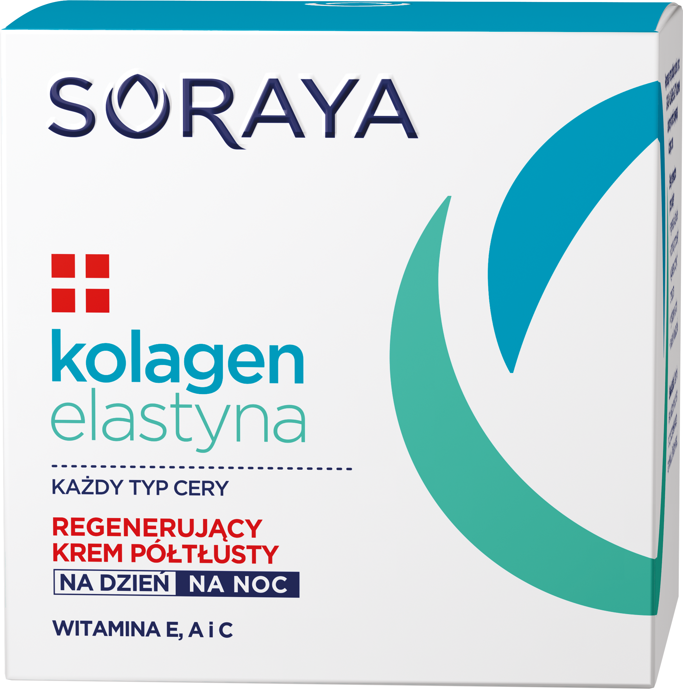 Soraya Kolagen Elastyna Regenerujący Krem Półtłusty Na Dzień I Na Noc 50 Ml