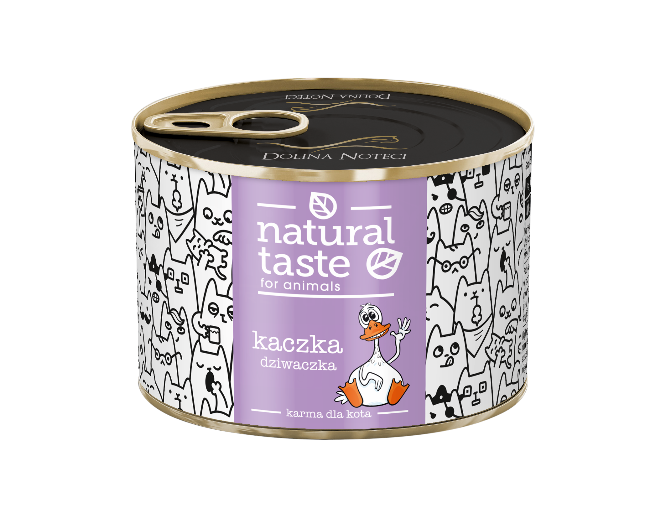 Dolina Noteci Natural Taste Mokra Karma Saszetka Dla Kota Kaczka Dziwaczka 185G