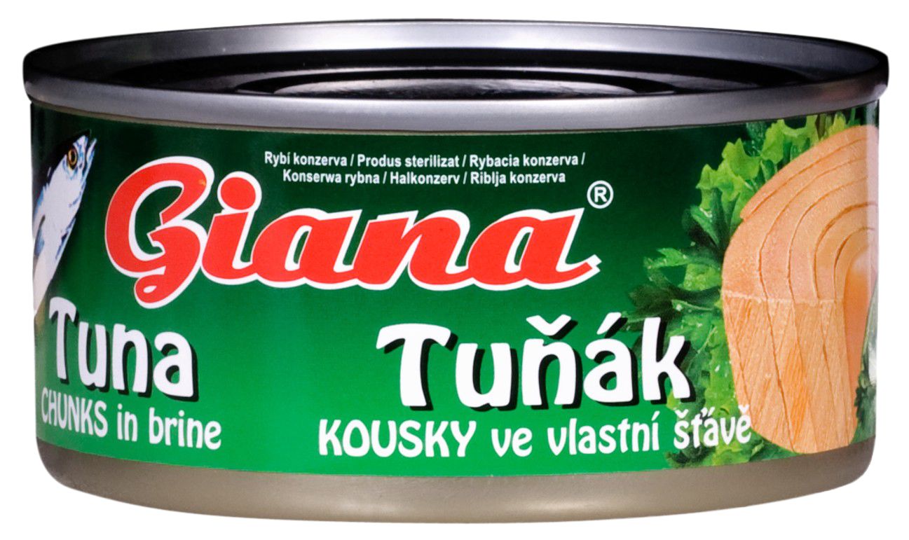 Giana Tuńczyk Kawałki W Sosie Własnym Duże Kawałki 170G