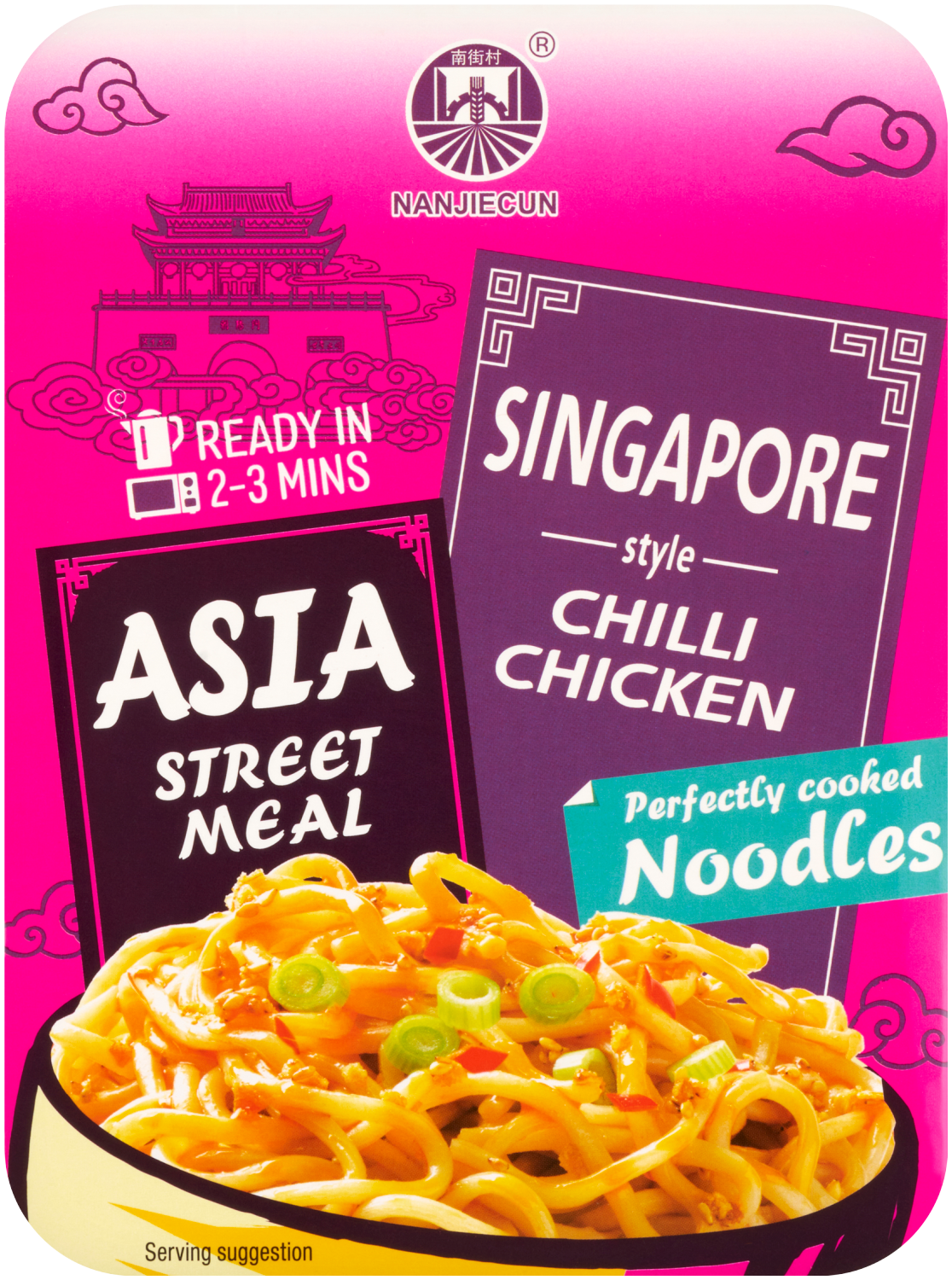 Danie Błyskawiczne O Smaku Kurczaka Z Makaronem Pszennym Typu Noodle I Chili 270G