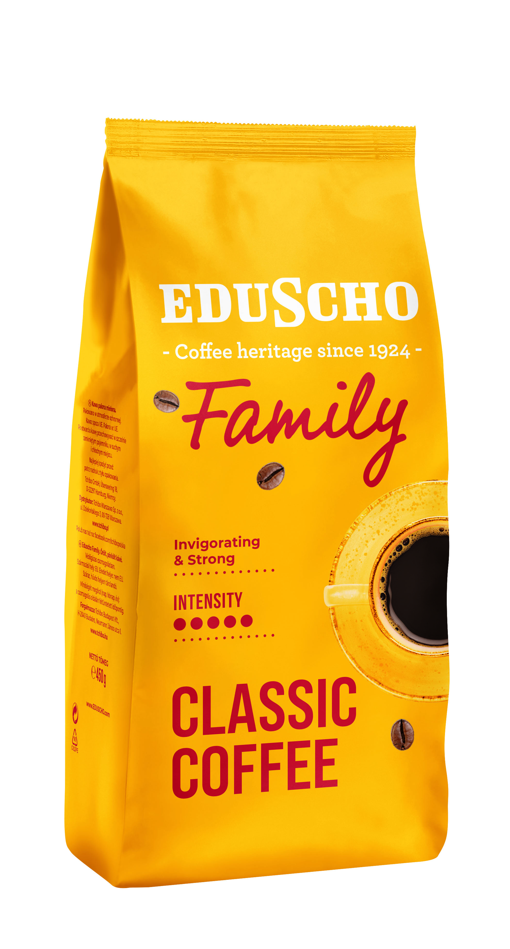 Kawa Eduscho Family 450G Mielona