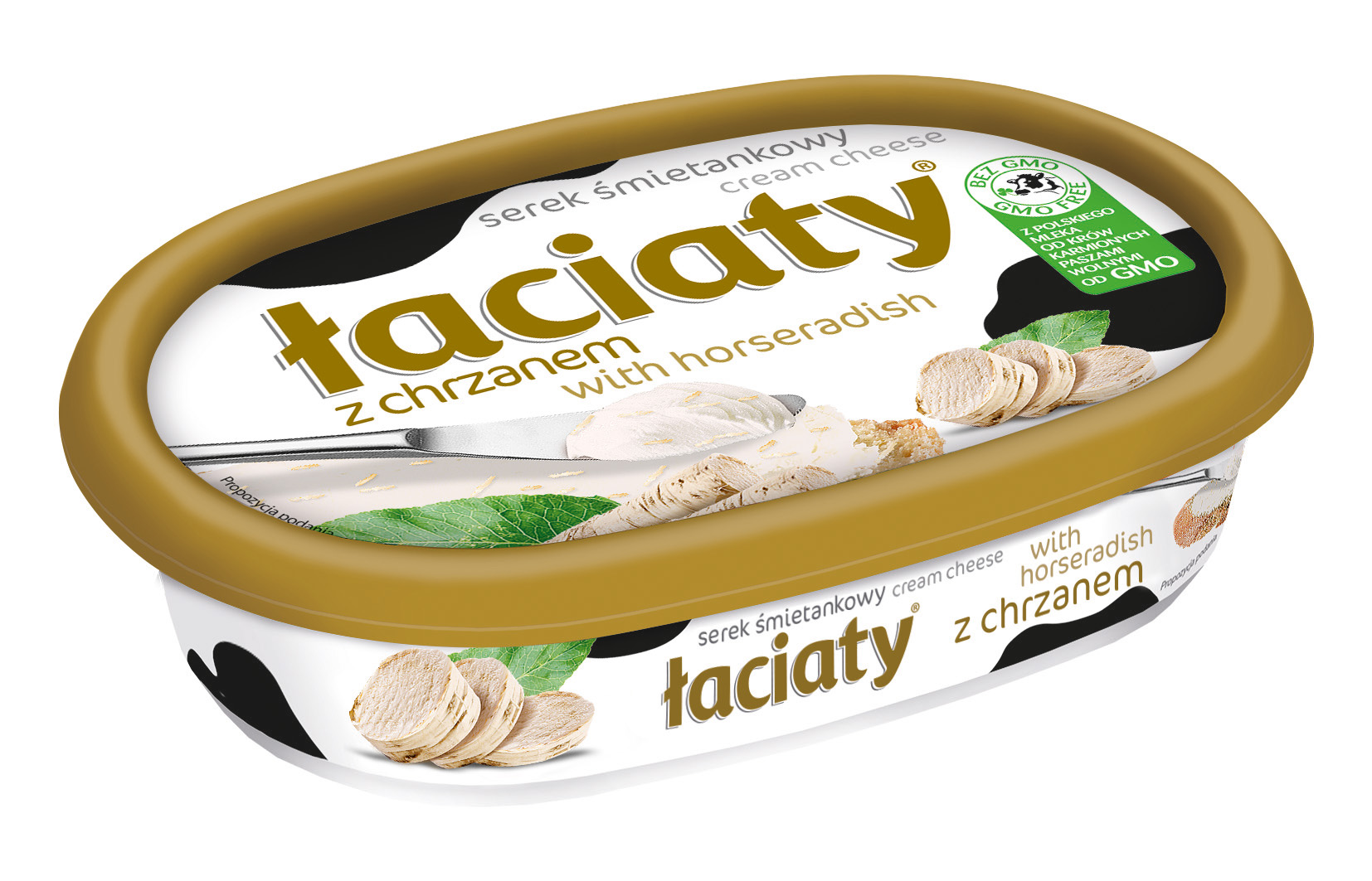 Serek Łaciaty Śmietankowy Chrzan 135G