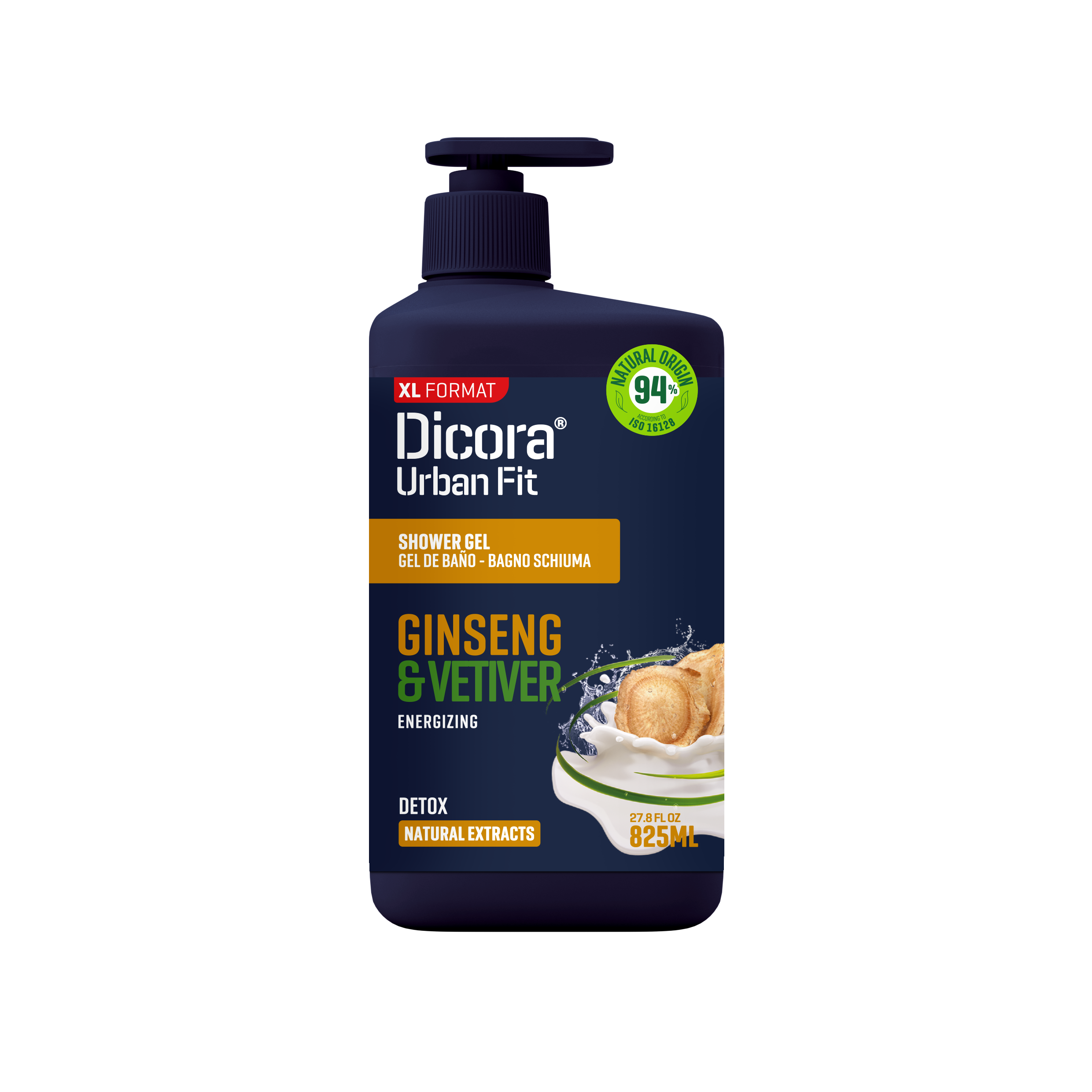 Żel Pod Prysznic Detox Gel Vetivier & Ginseng 825 Ml