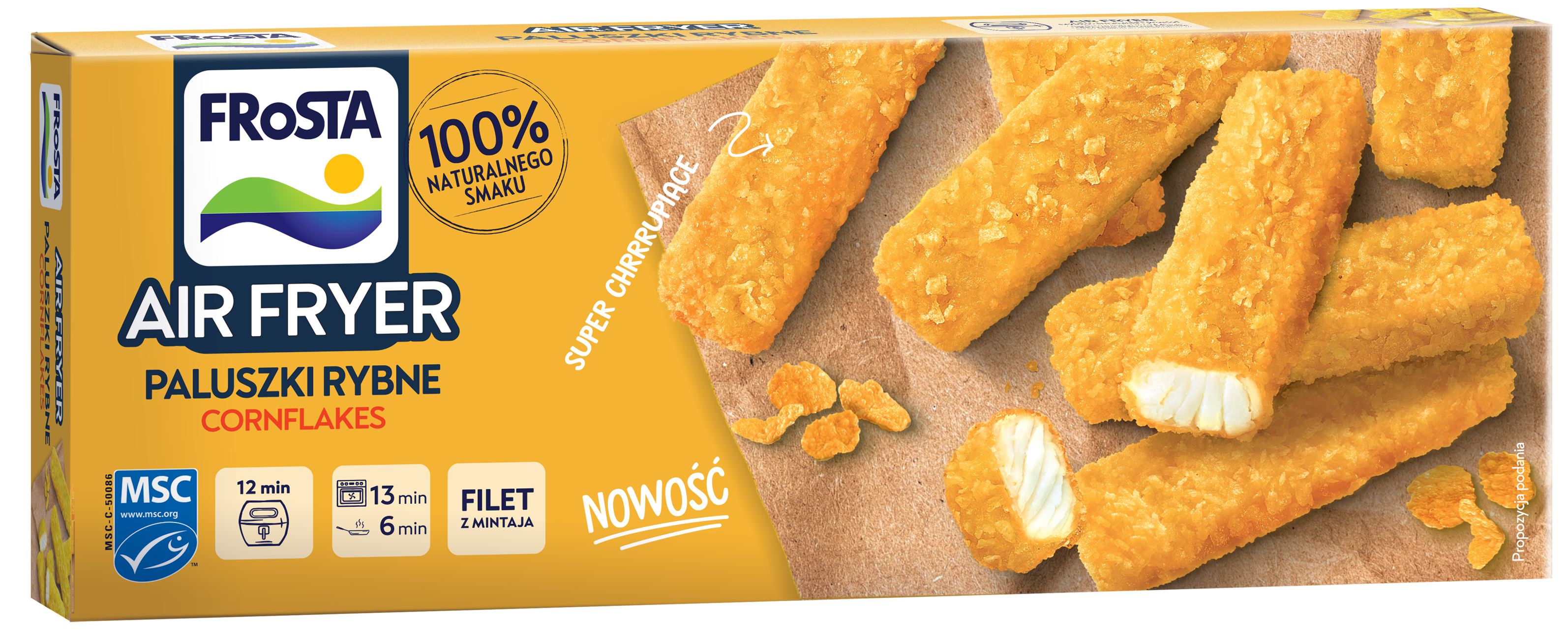 Frosta Paluszki Rybne Cornflakes 360G