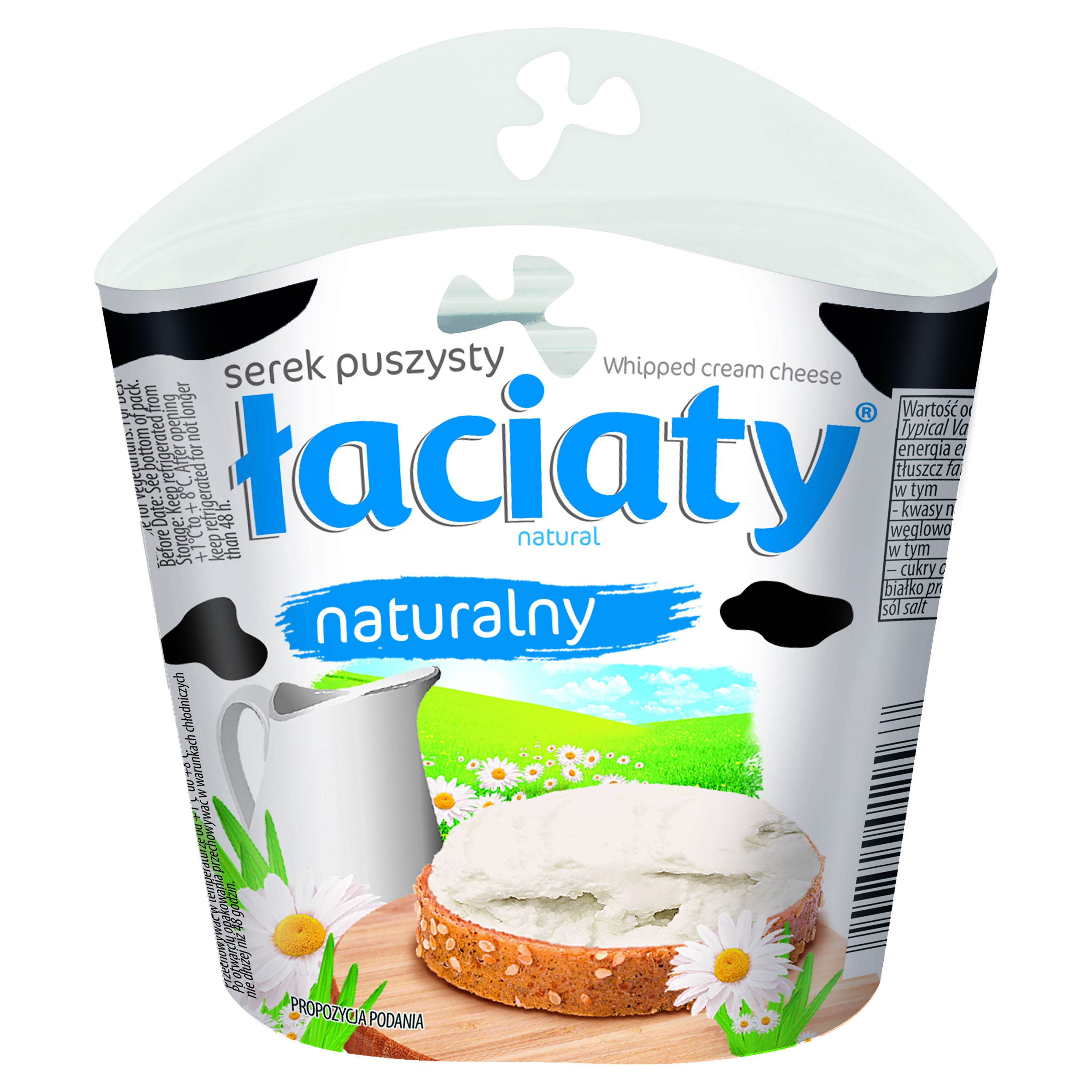Serek Śmietankowy Łaciaty Puszysty Nat. 150G