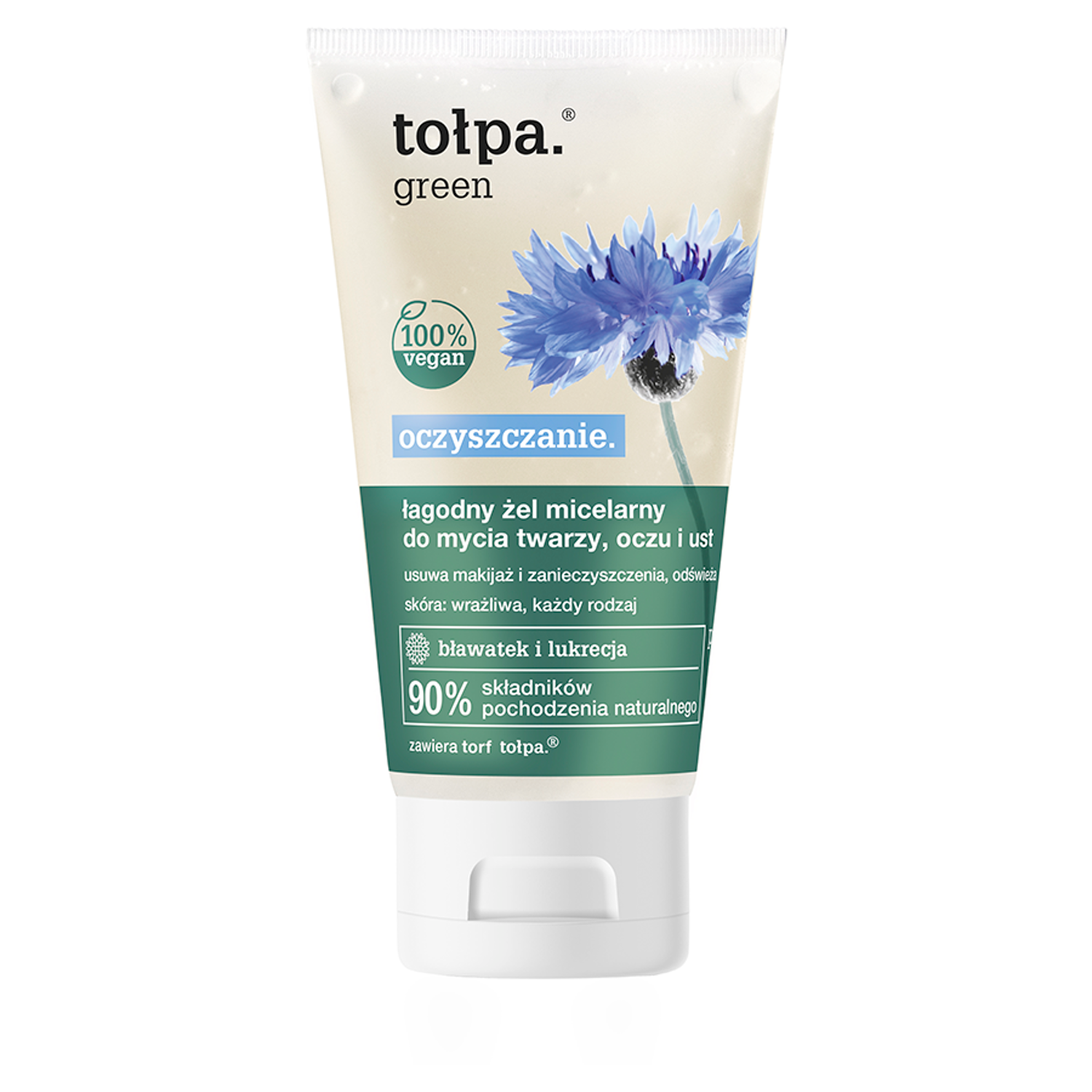 Tołpa. Green Oczyszczający Łagodny Żel Micelarny Do Mycia Twarzy, Oczu I Ust 150 Ml