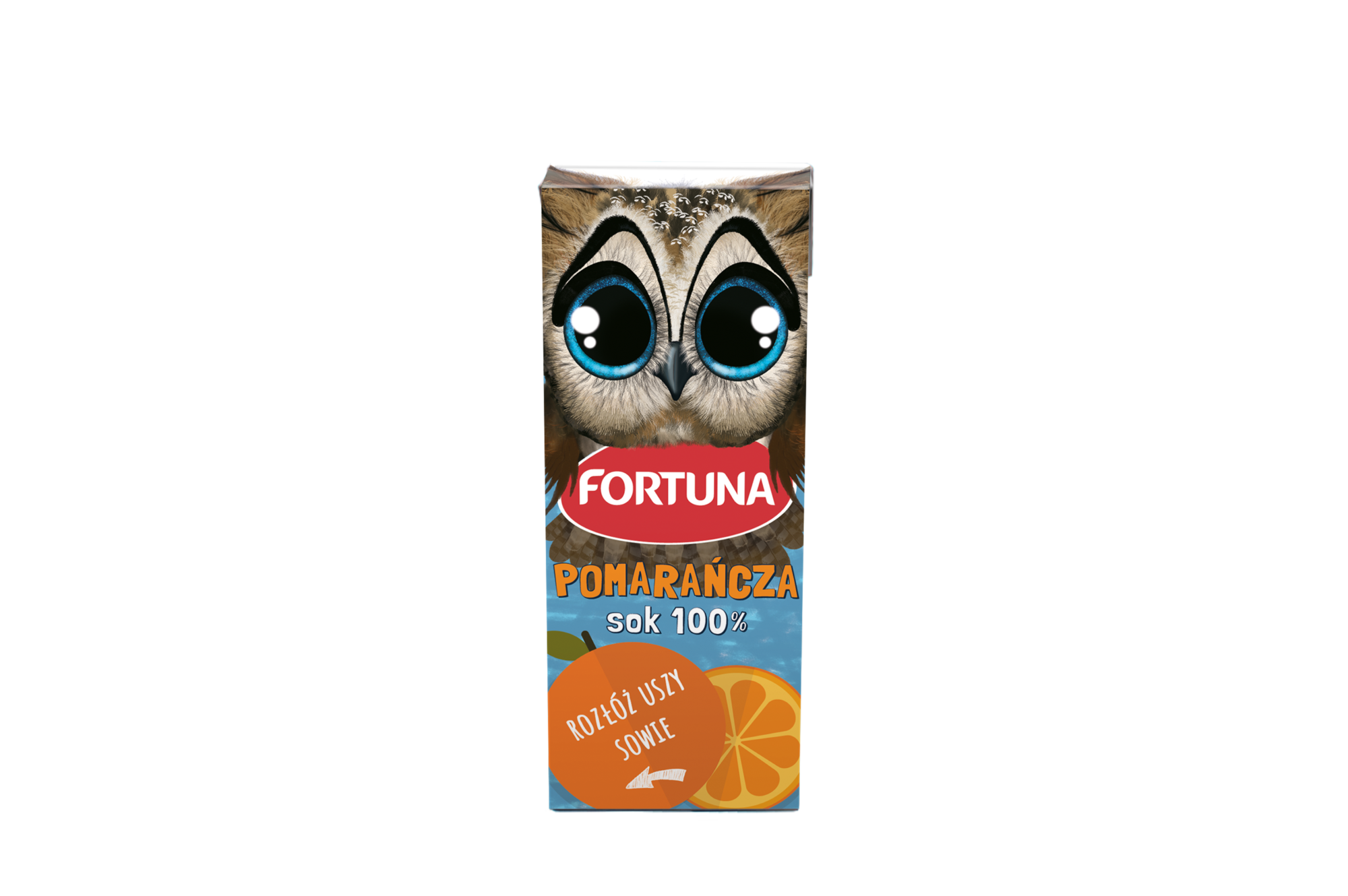 Fortuna Zwierzaki Sok 100% Pomarańcza Kartonik 200 Ml