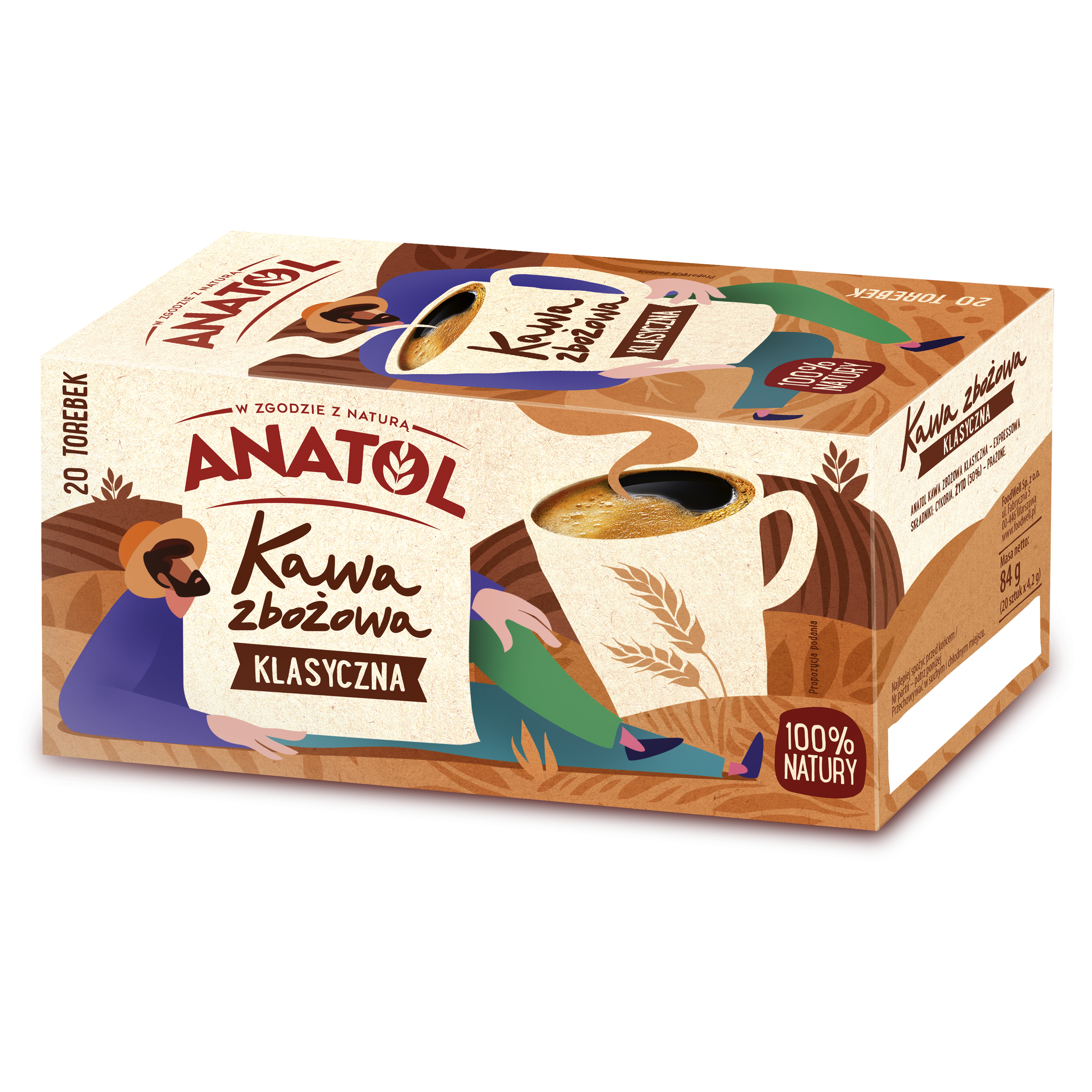 Anatol Kawa Zbożowa Klasyczna - Expressowa 84G Delecta