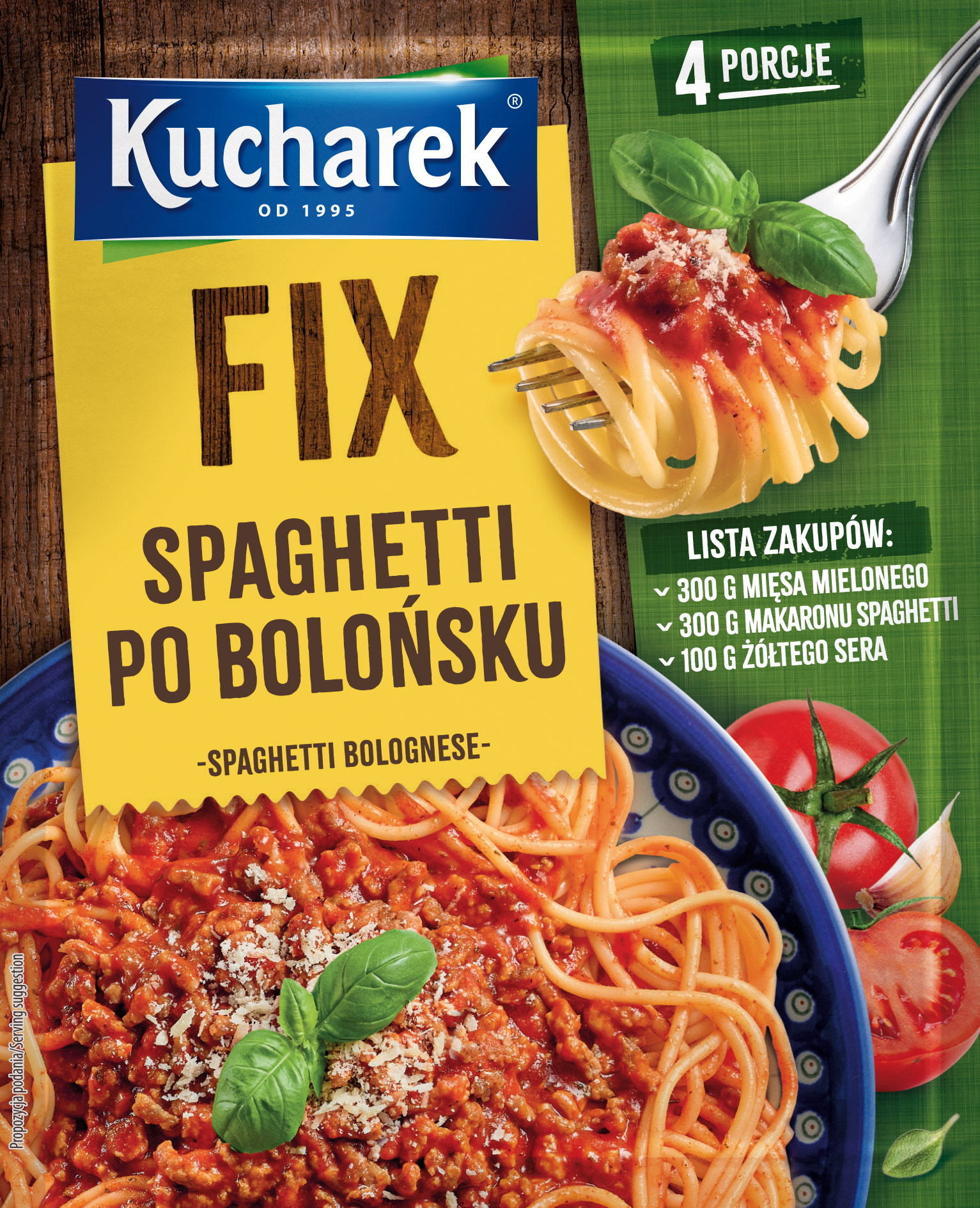 Kucharek Fix Spaghetti Po Bolońsku 41G