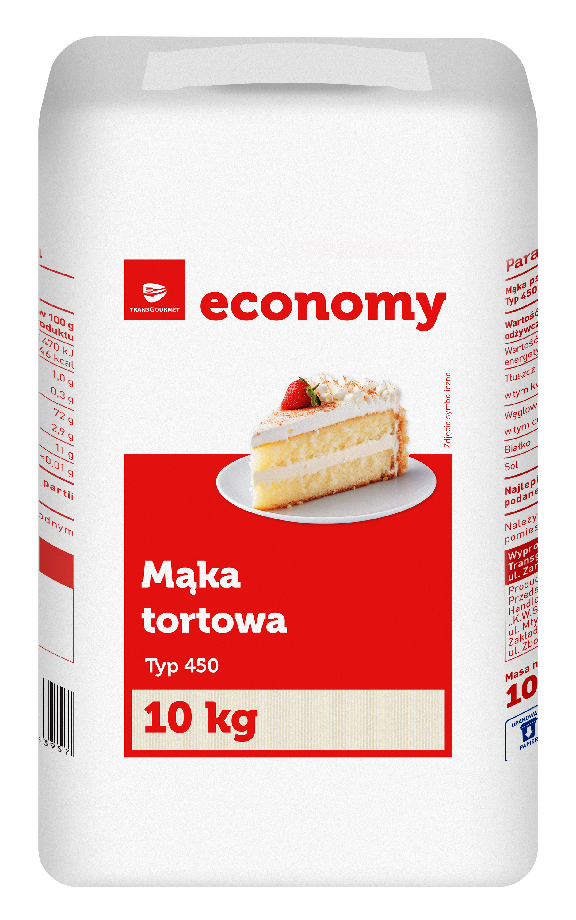 Tge Mąka Pszenna Tortowa Typ 450 10Kg