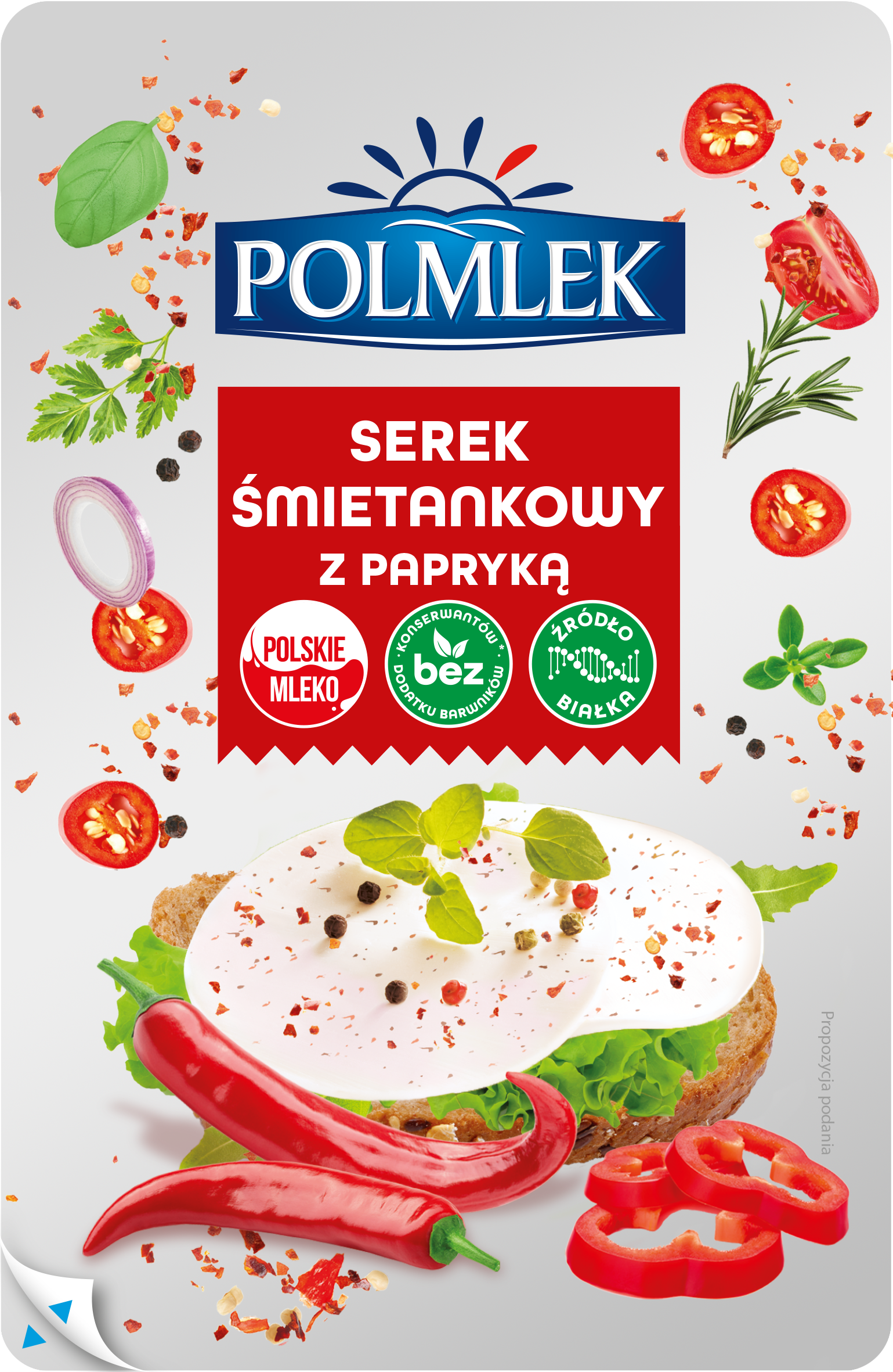 Polmlek Serek Śmietankowy Z Papryką Z Papryką 150 G