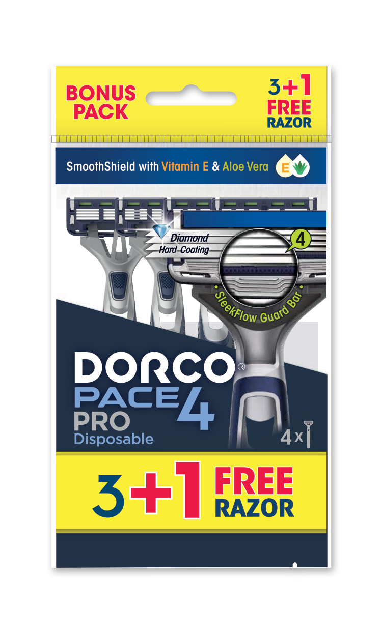 Maszynka Jednorazowa Pace 4 Pro 3 +1 Szt. (4 Ostrza)