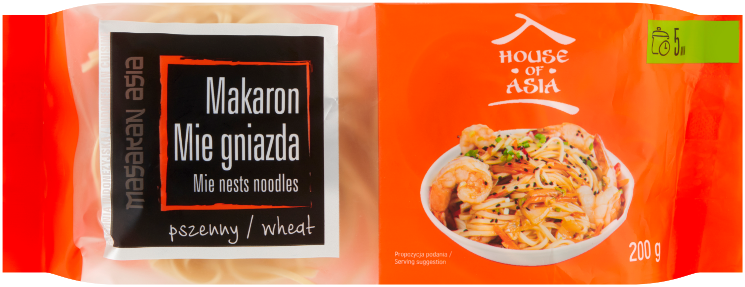 House Of Asia Makaron Gniazda 200G