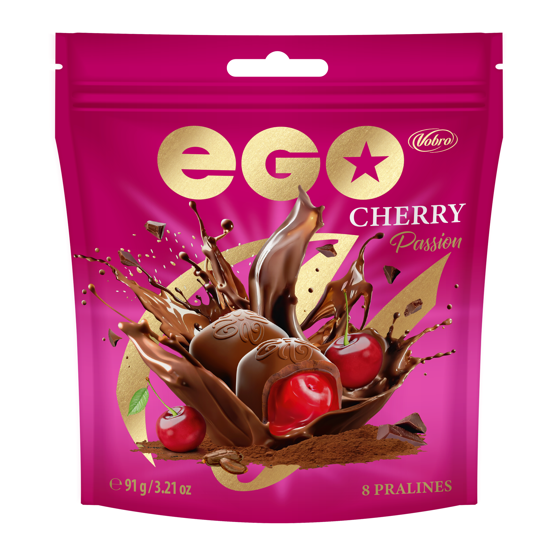 Vobro Praliny Ego Cherry Passion 91G