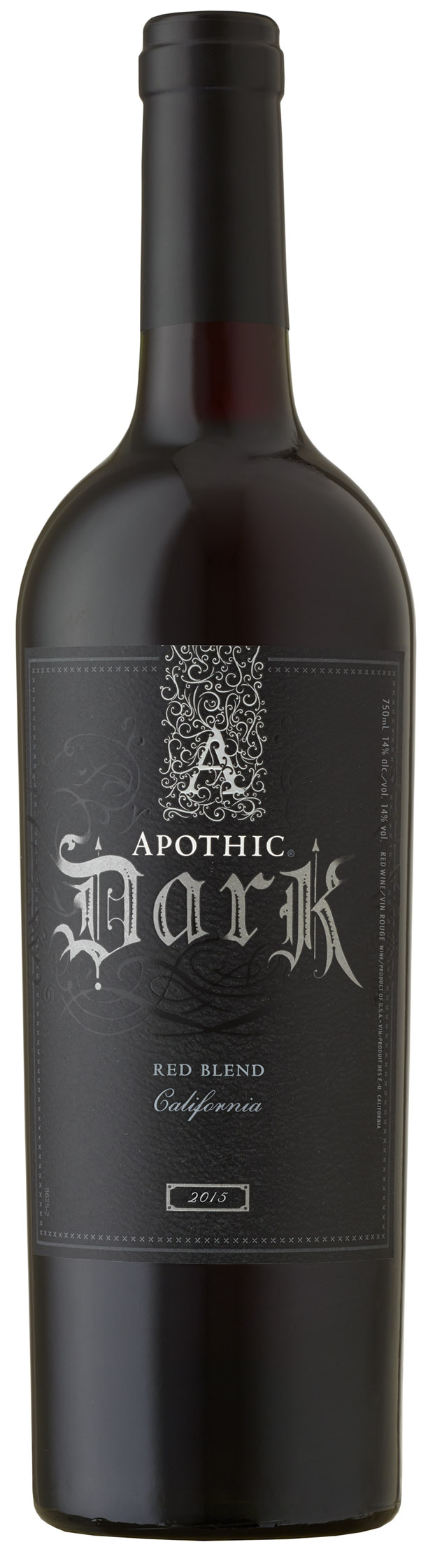 Wino Czerwone Wytrawne Apothic Dark 14% 750 Ml
