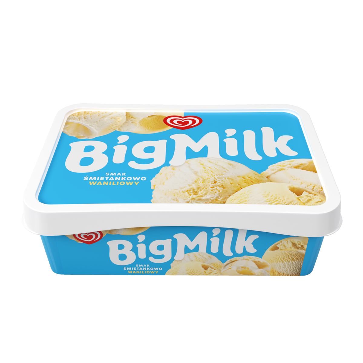 Big Milk Lody Śmietankowo-Waniliowe 900 Ml