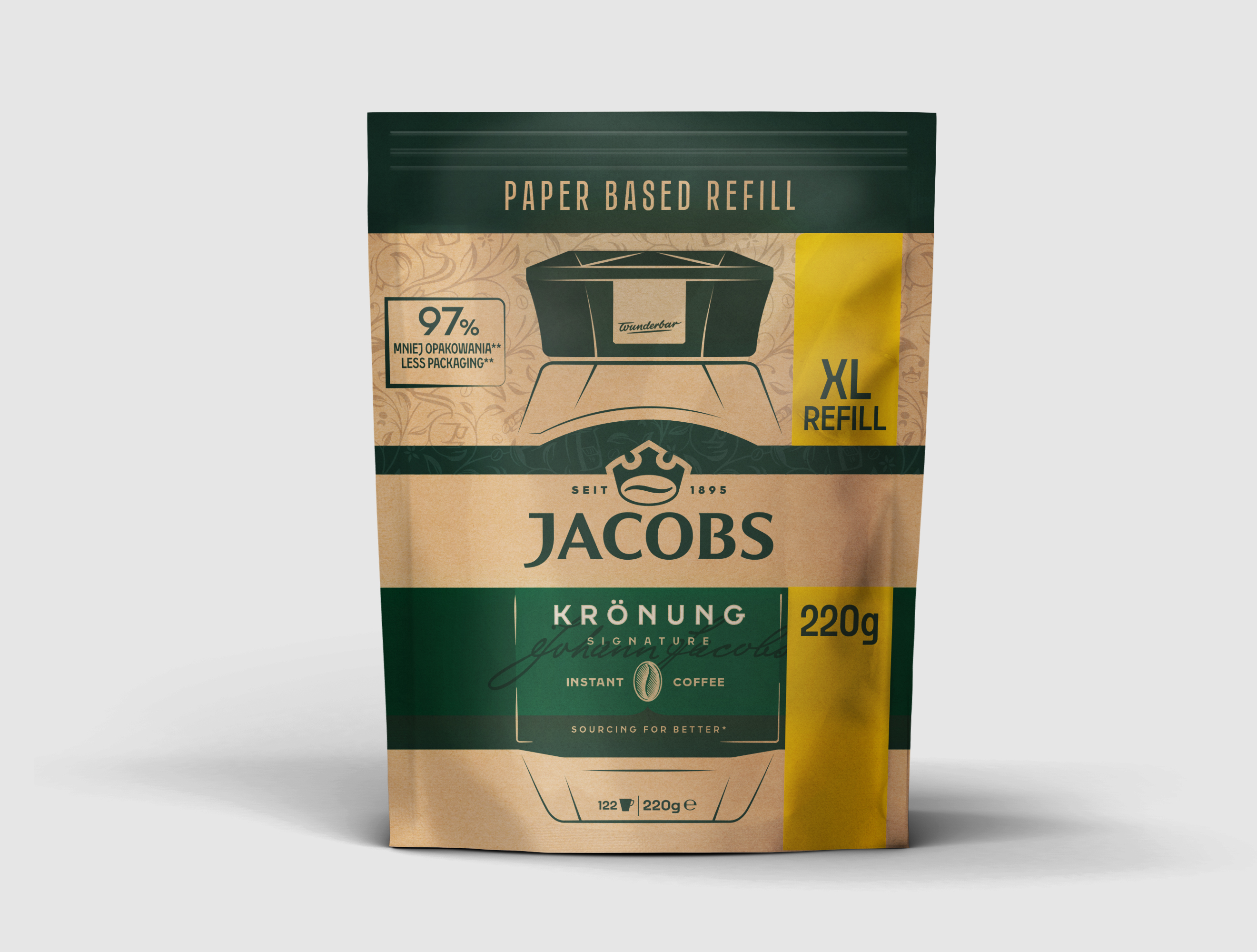 Kawa Rozpuszczalna Jacobs Krönung Dosypka 220G