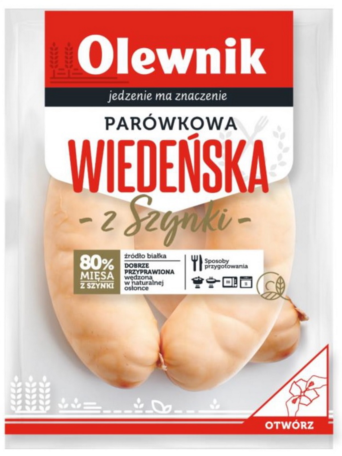 Parówkowa Wiedeńska Z Szynki 500 G Olewnik