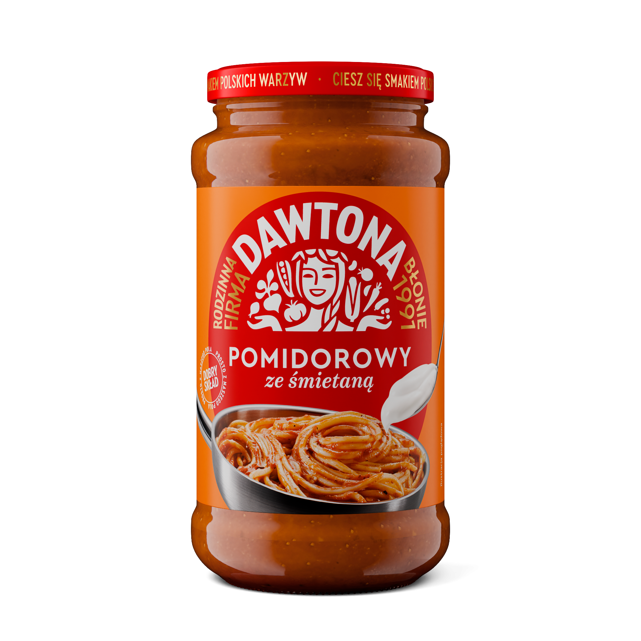 Sos Pomidorowy Ze Śmietaną 520G Dawtona