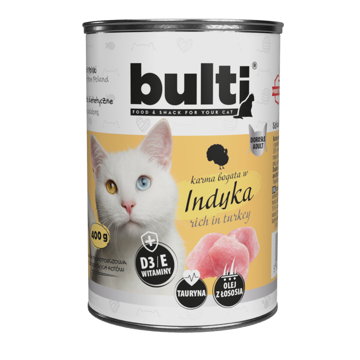Bulti Puszka Mielonka Bogata W Indyka 400G