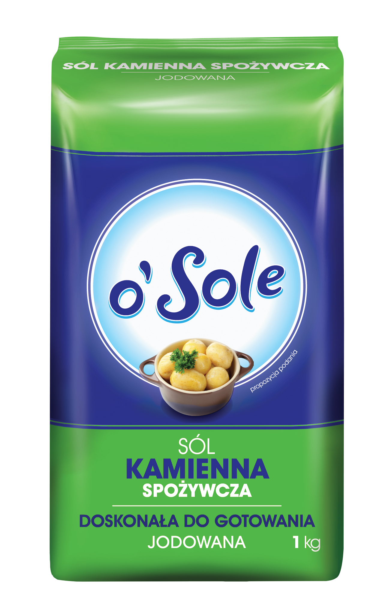 Sól Kamienna Spożywcza Jodowana 1 Kg O'Sole