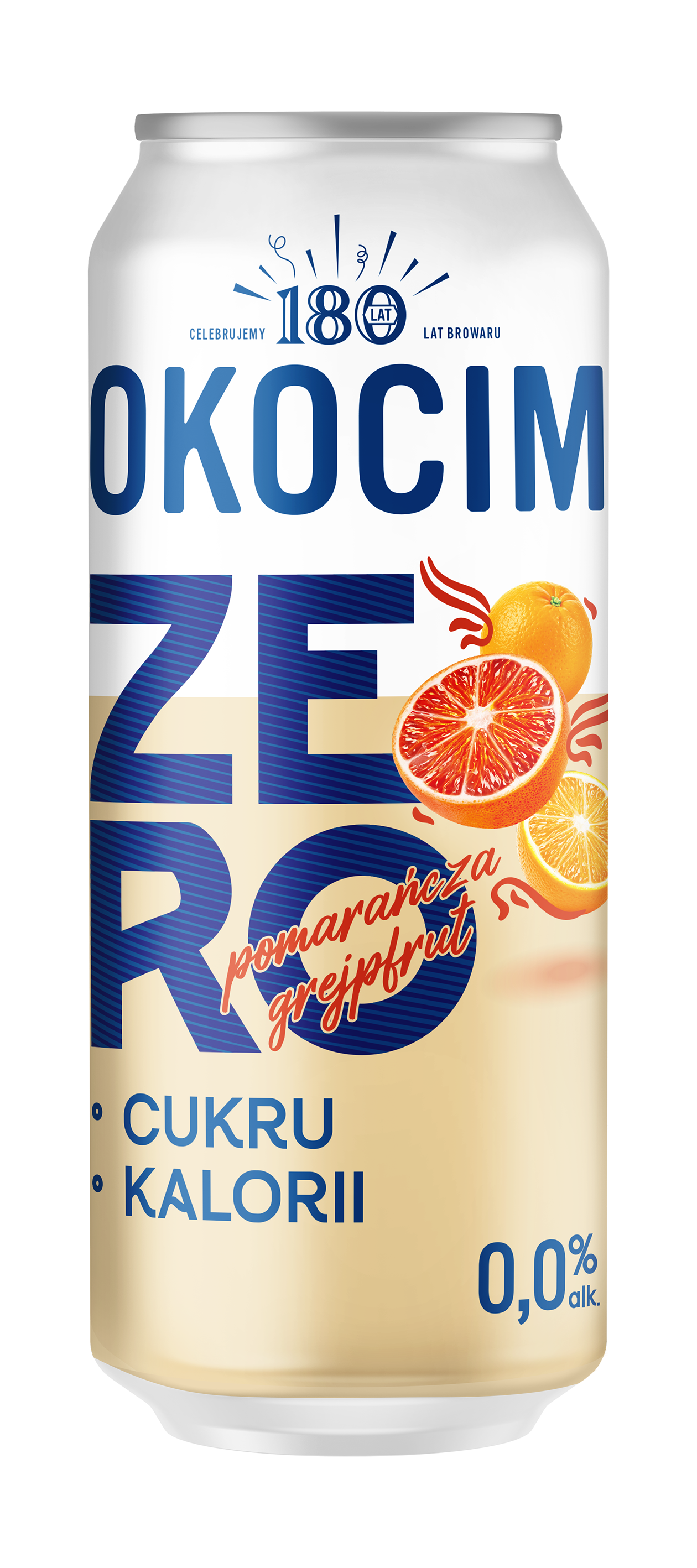 Okocim 0% Pomarańcza Grejpfrut Puszka 500 Ml