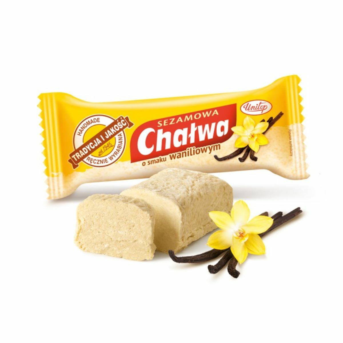 Unitop Chałwa Sezamowa O Smaku Waniliowym 50G