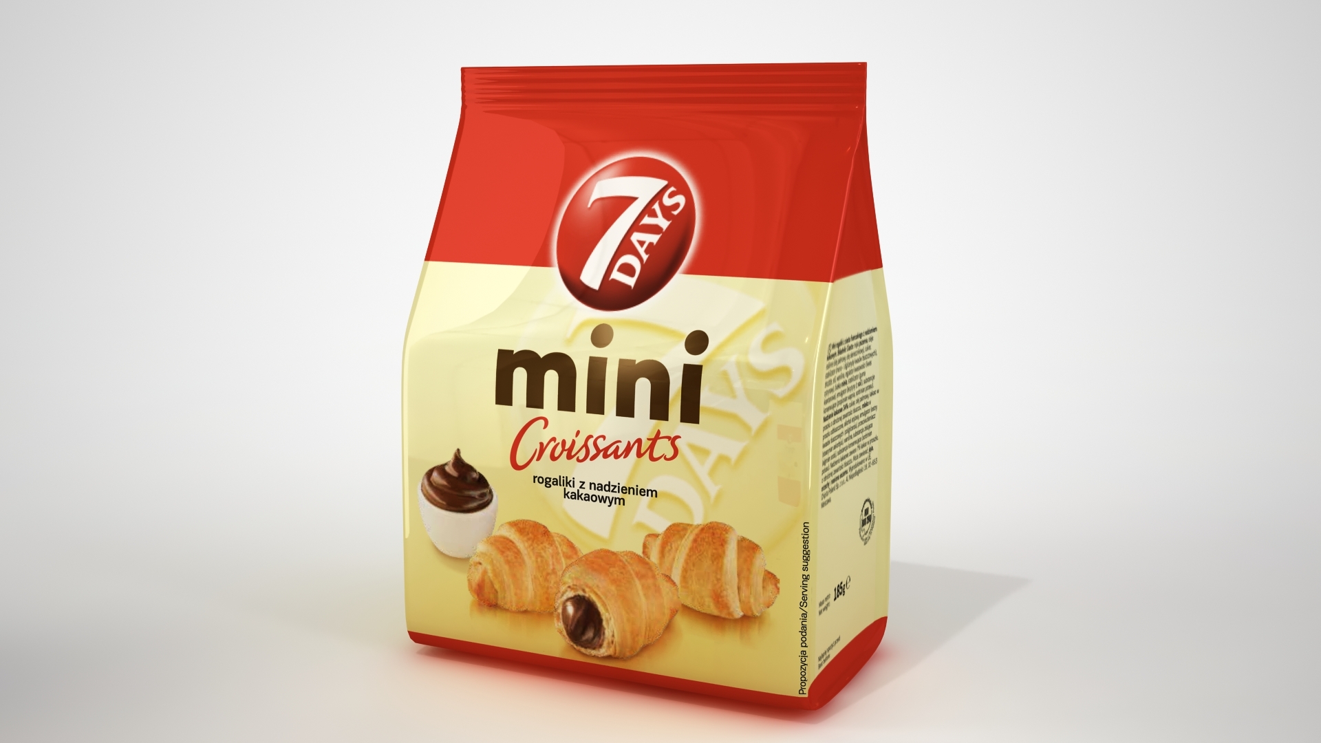 7Days Mini Croissants Rogalik Z Nadzieniem Kakaowym 185 G