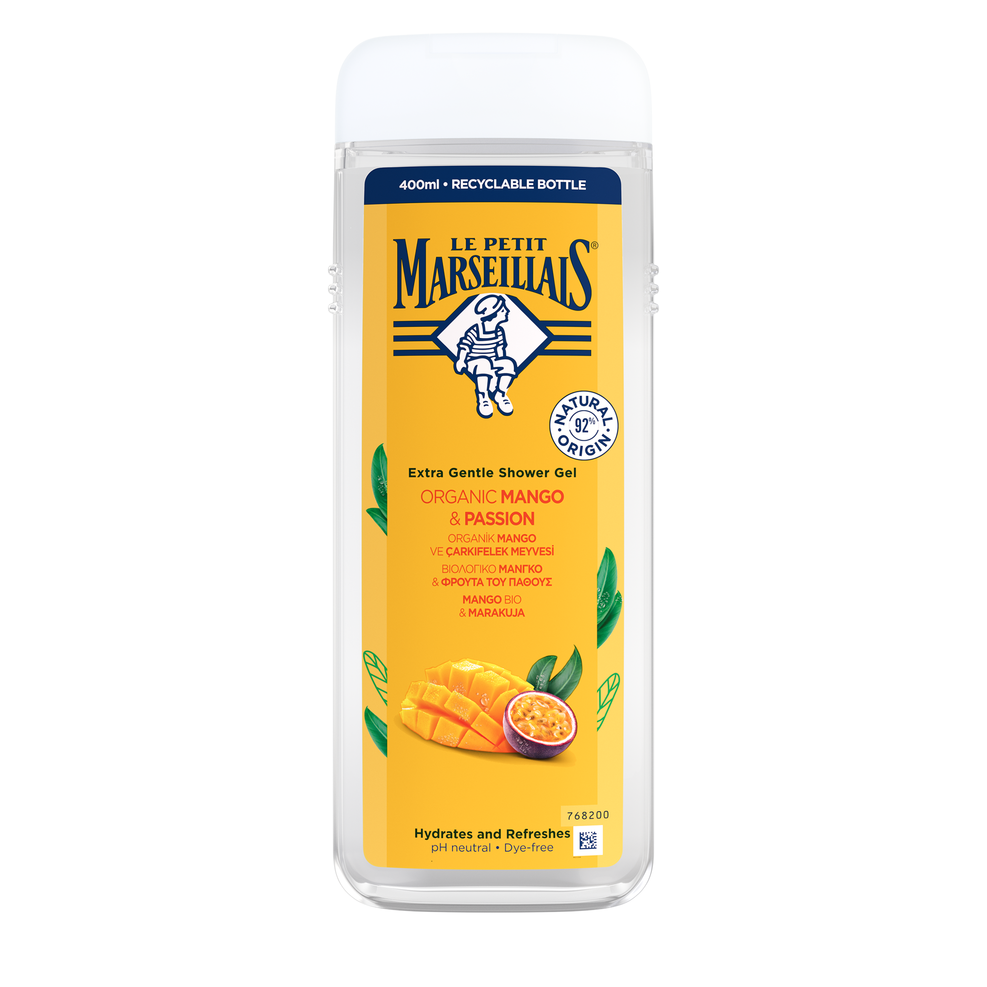 Le Petit Marseillais Żel Pod Prysznic Mango Bio & Marakuja 400 Ml