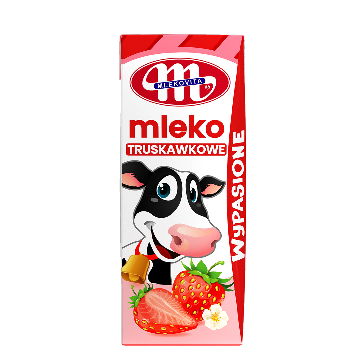 Mlekovita Mleko Uht O Smaku Truskawkowym Wypasione 200Ml
