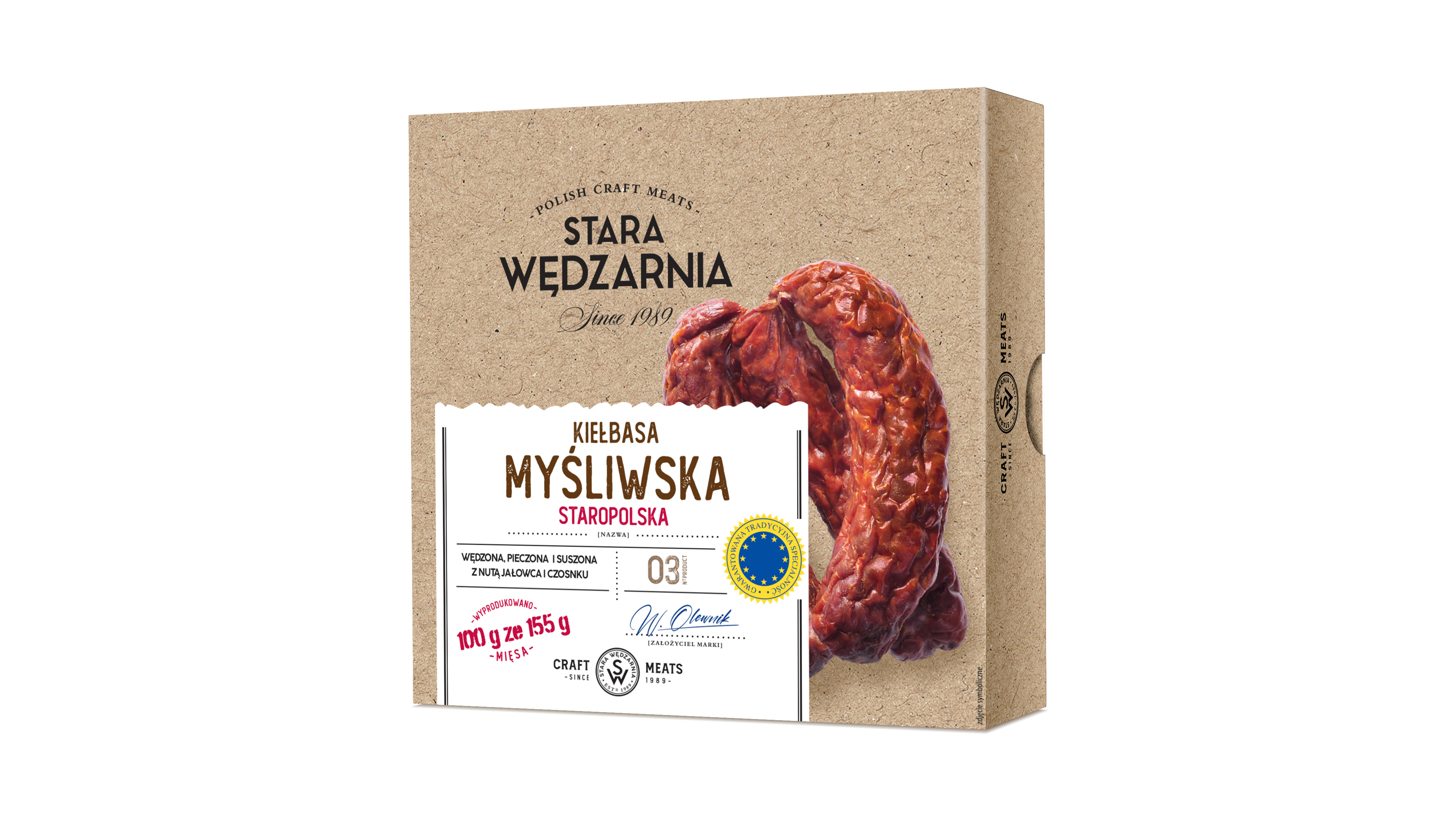 Kiełbasa Myśliwska Staropolska 220 G Stara Wędzarnia