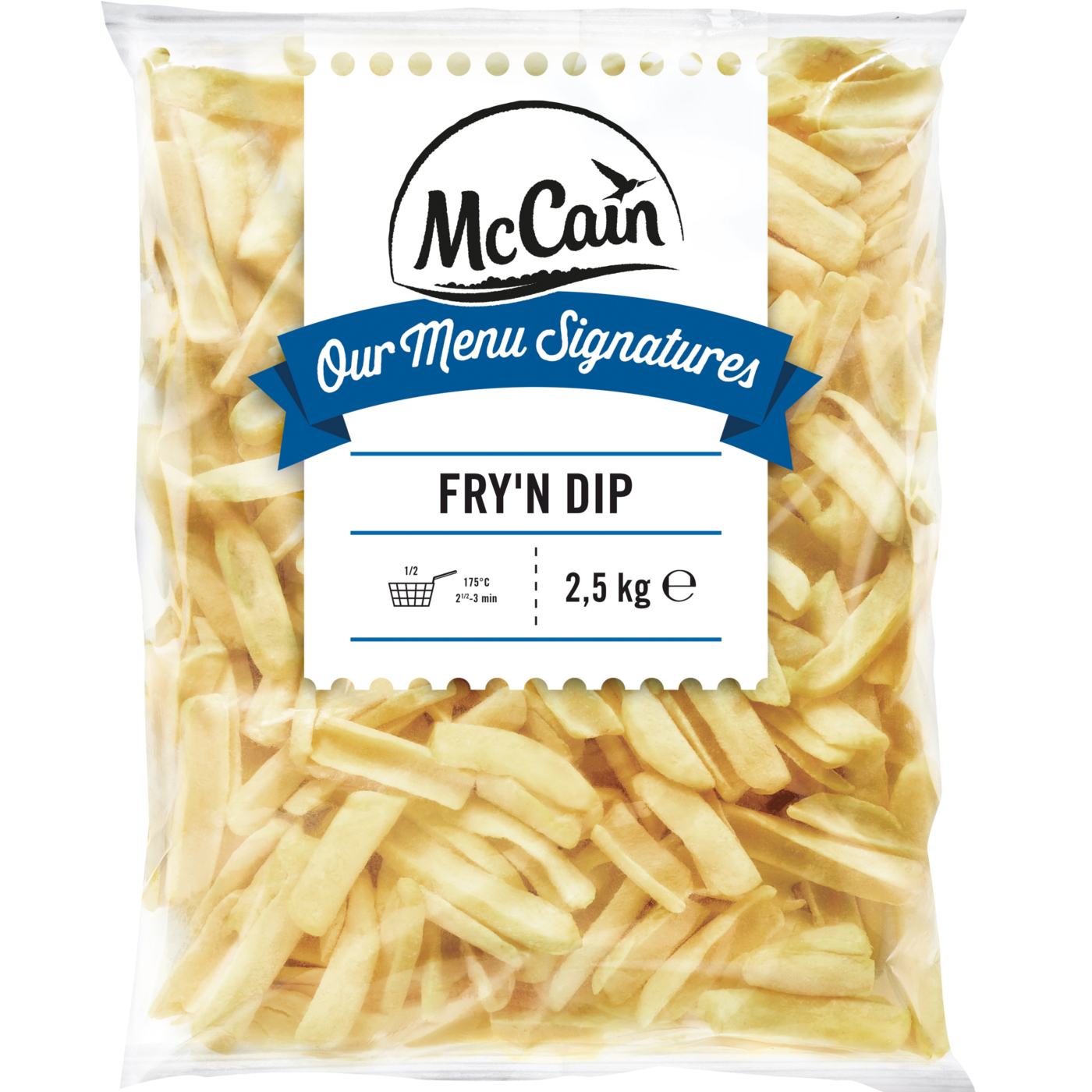 Mccain Łódeczki Ziemniaczane Fry'N'Dip 2,5 Kg